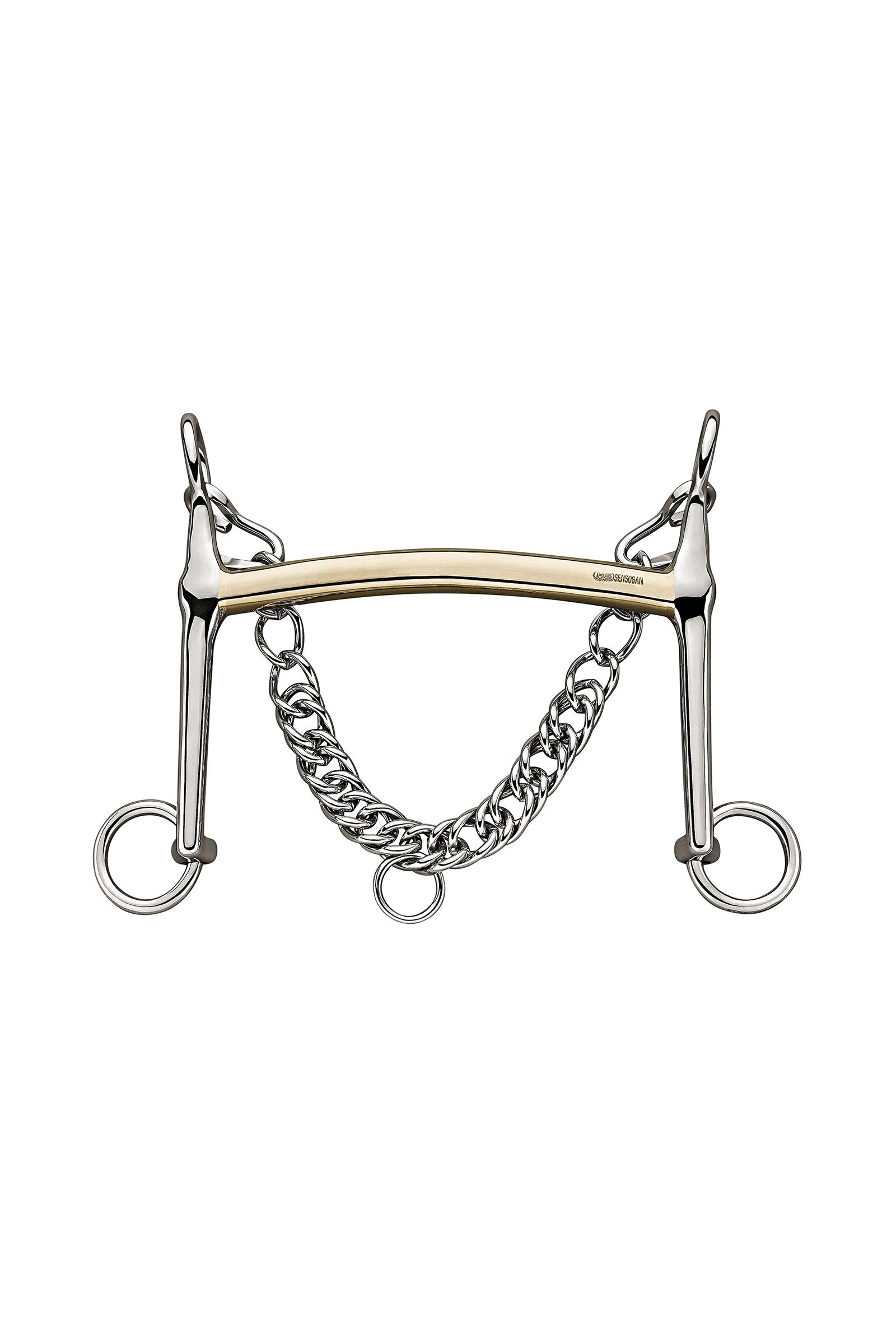 Sprenger francouzská kandara, 14 mm, 7 cm ramena, Sensogan Horse Bits