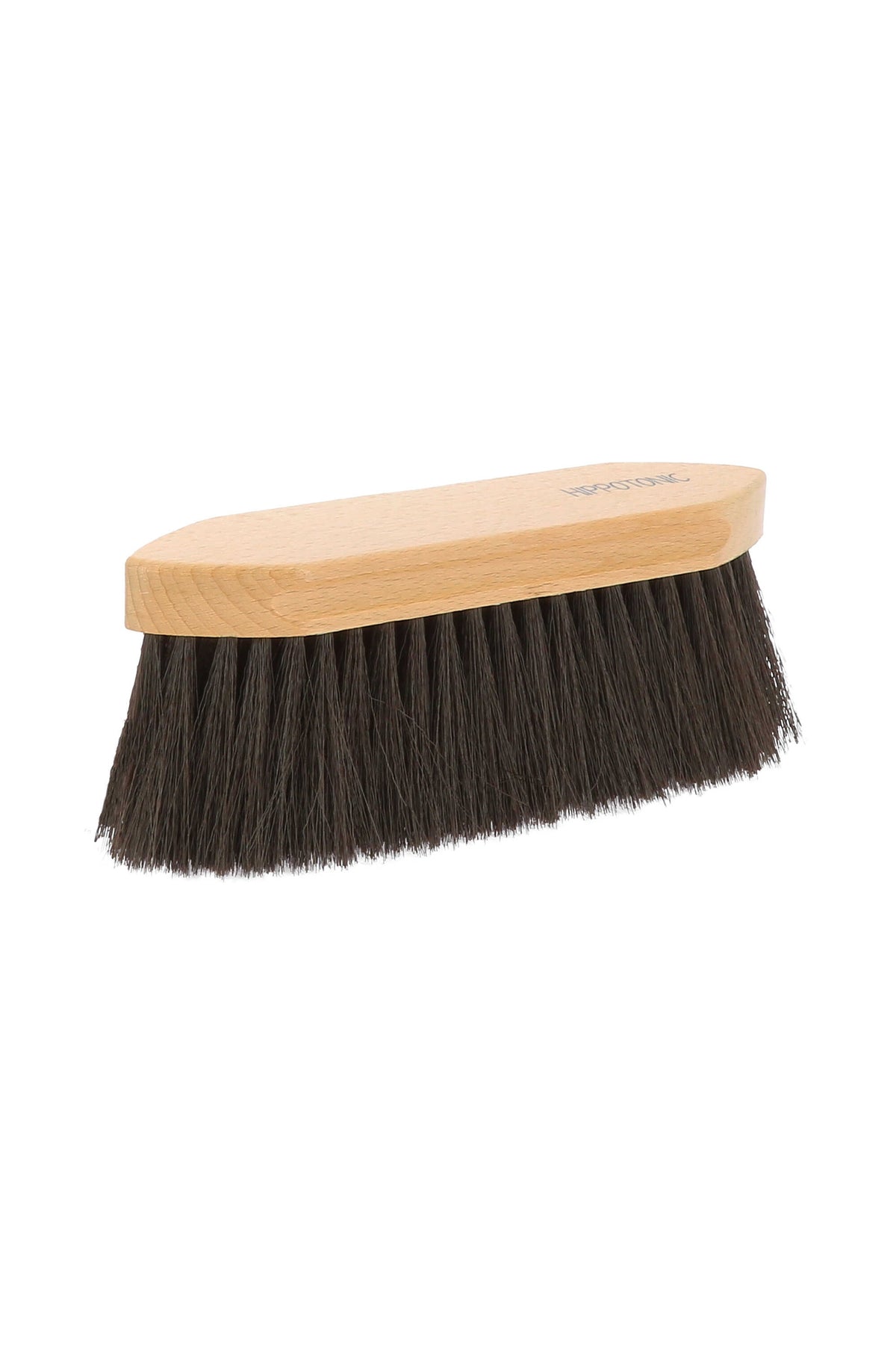 HIPPOTONIC tvrdý kartáč na koně s dřevěnou rukojetí Horse Grooming Tools