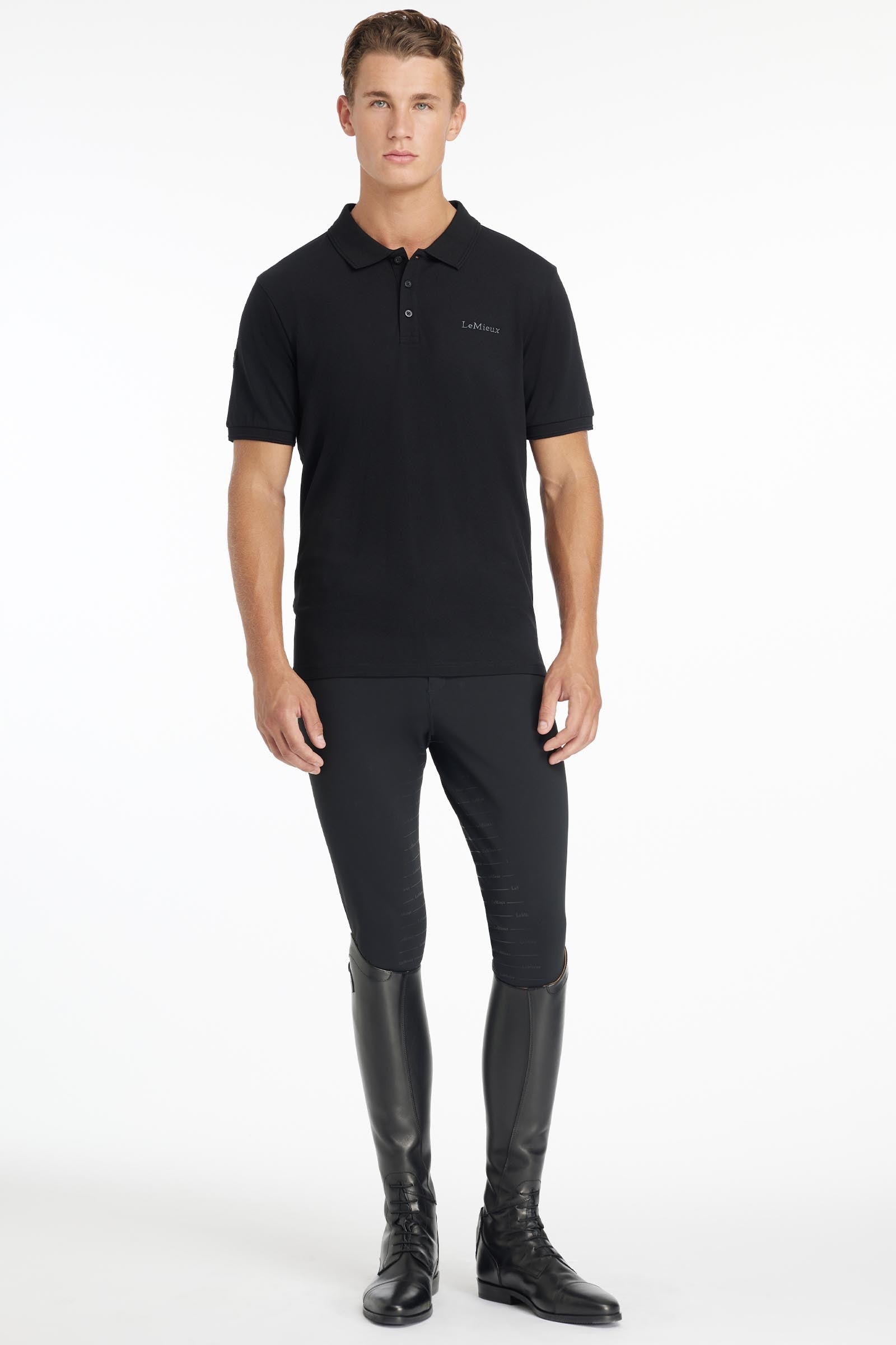 LeMieux Mens Classique Polo Shirt Mens Riding Clothing