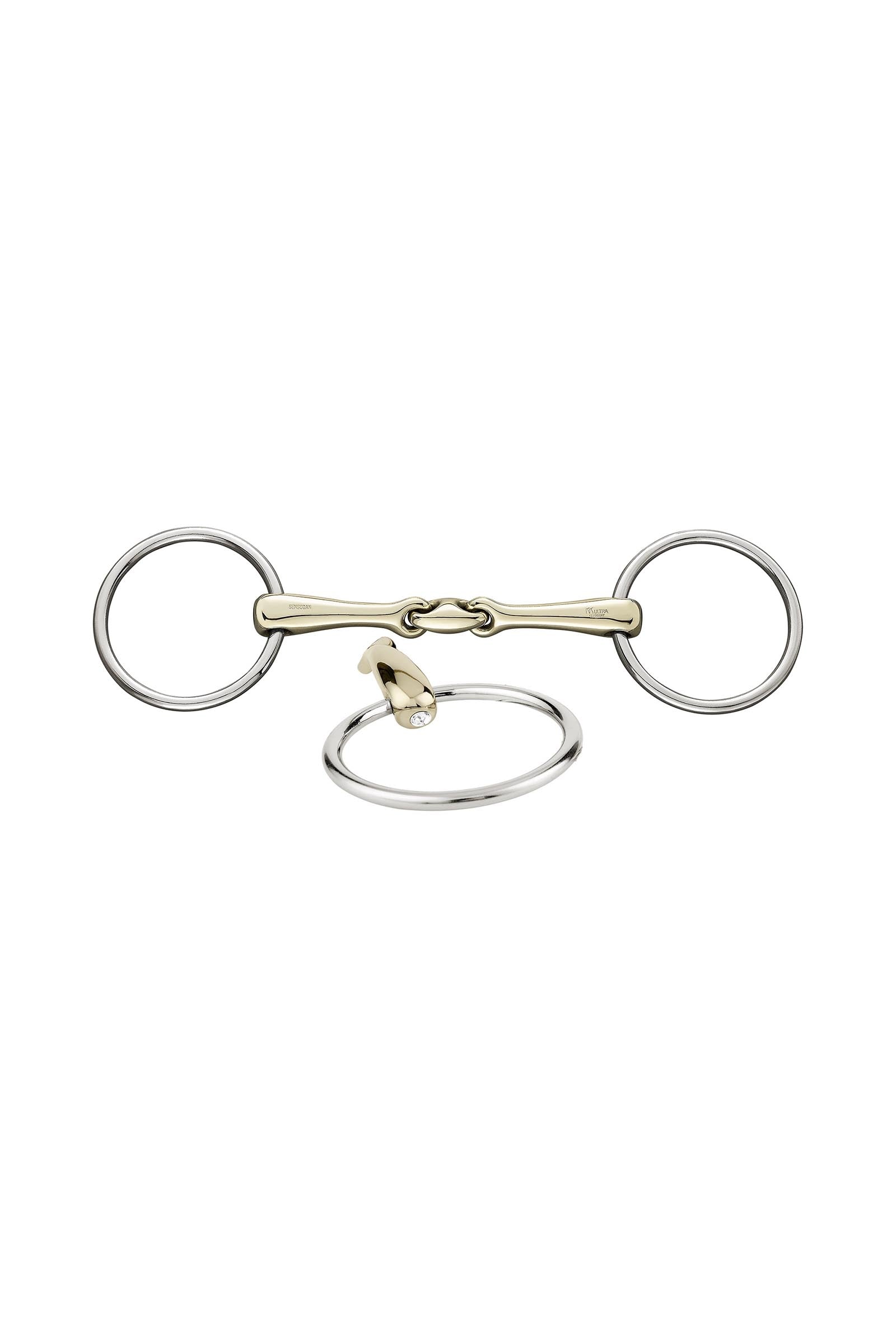 Sprenger KK Ultra stihlo, dvojité lomení, 14 mm, Sensogan, s krystaly Horse Bits