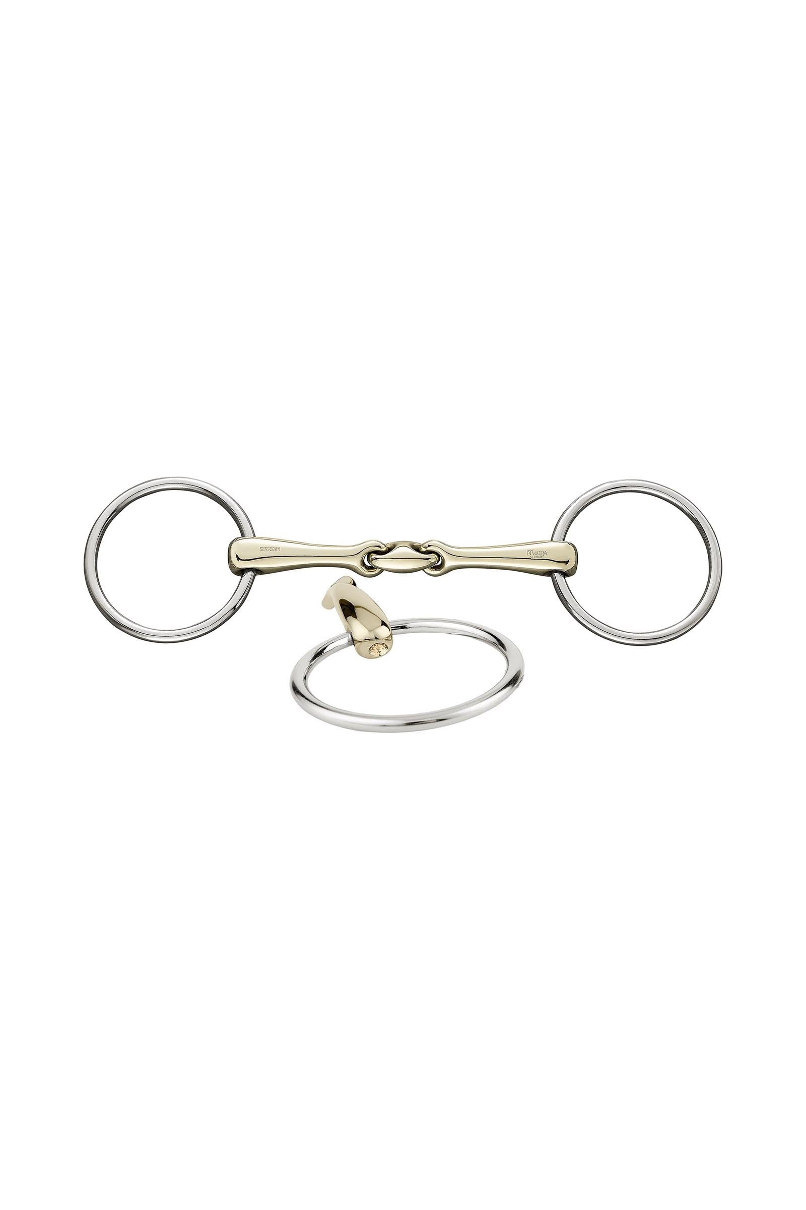 Sprenger KK Ultra stihlo, dvojité lomení, 14 mm, Sensogan, s krystaly Horse Bits