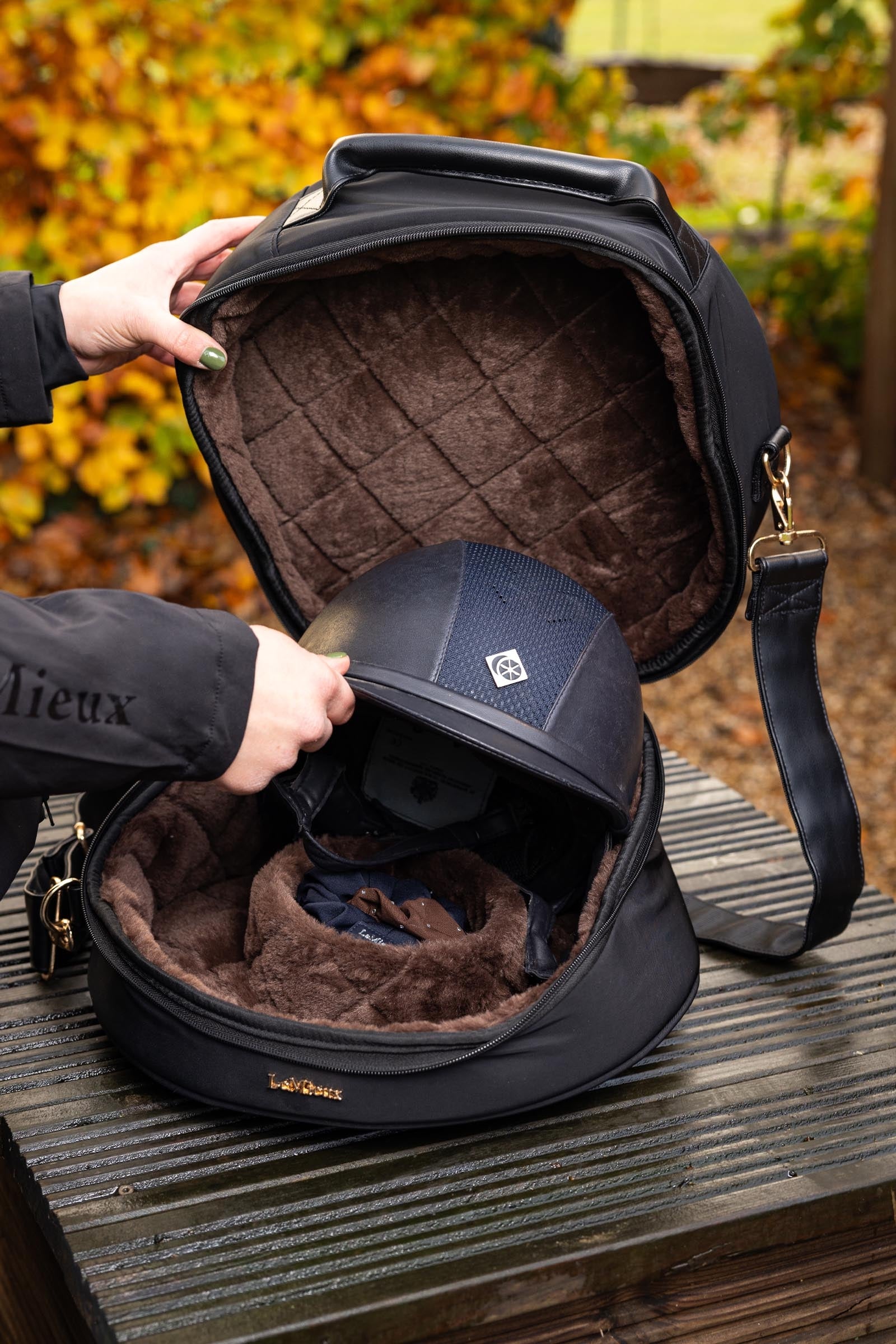 LeMieux Luxe Helmet Box Accessories