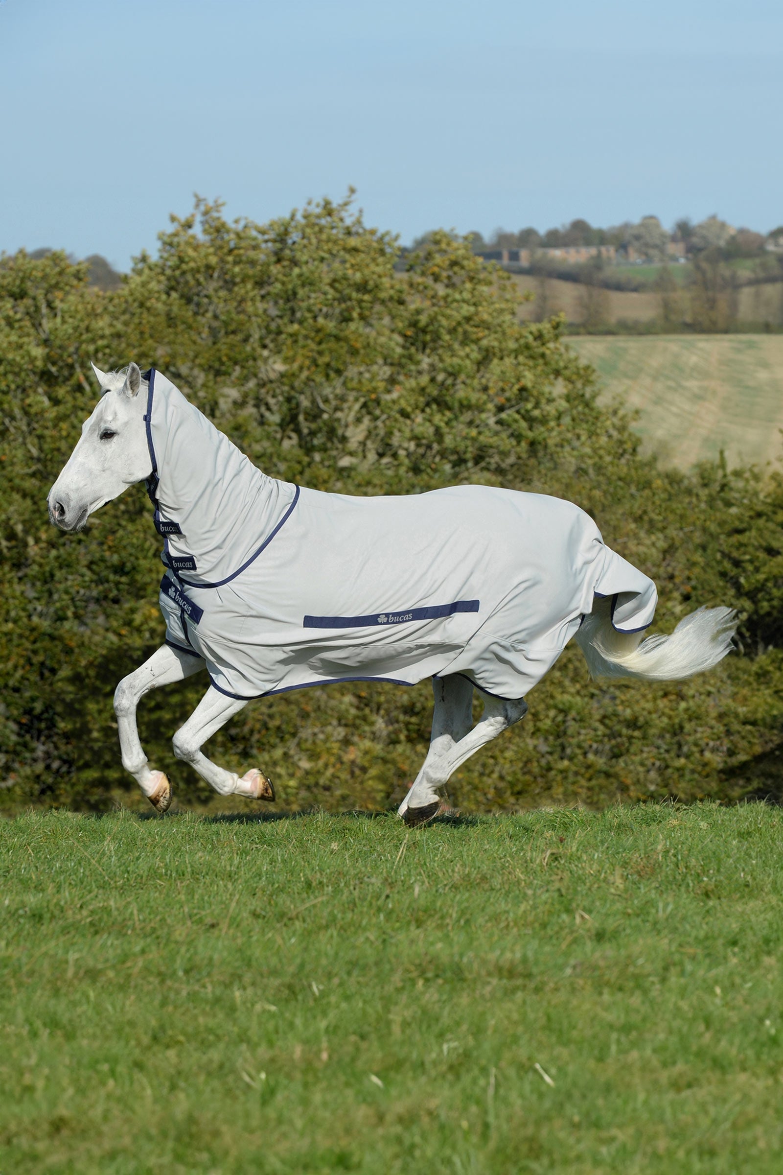 Bucas Sweet-Itch deka proti ekzému s pevným krkem Horse Rugs
