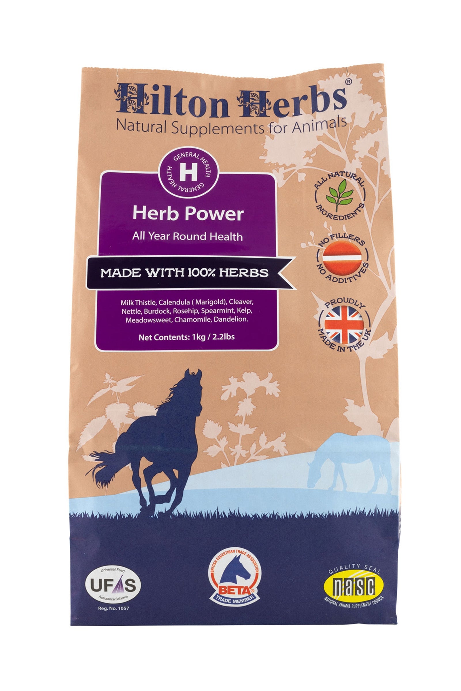 Hilton Herbs Herb Power, 1 kg Horse Feed & Nutrition