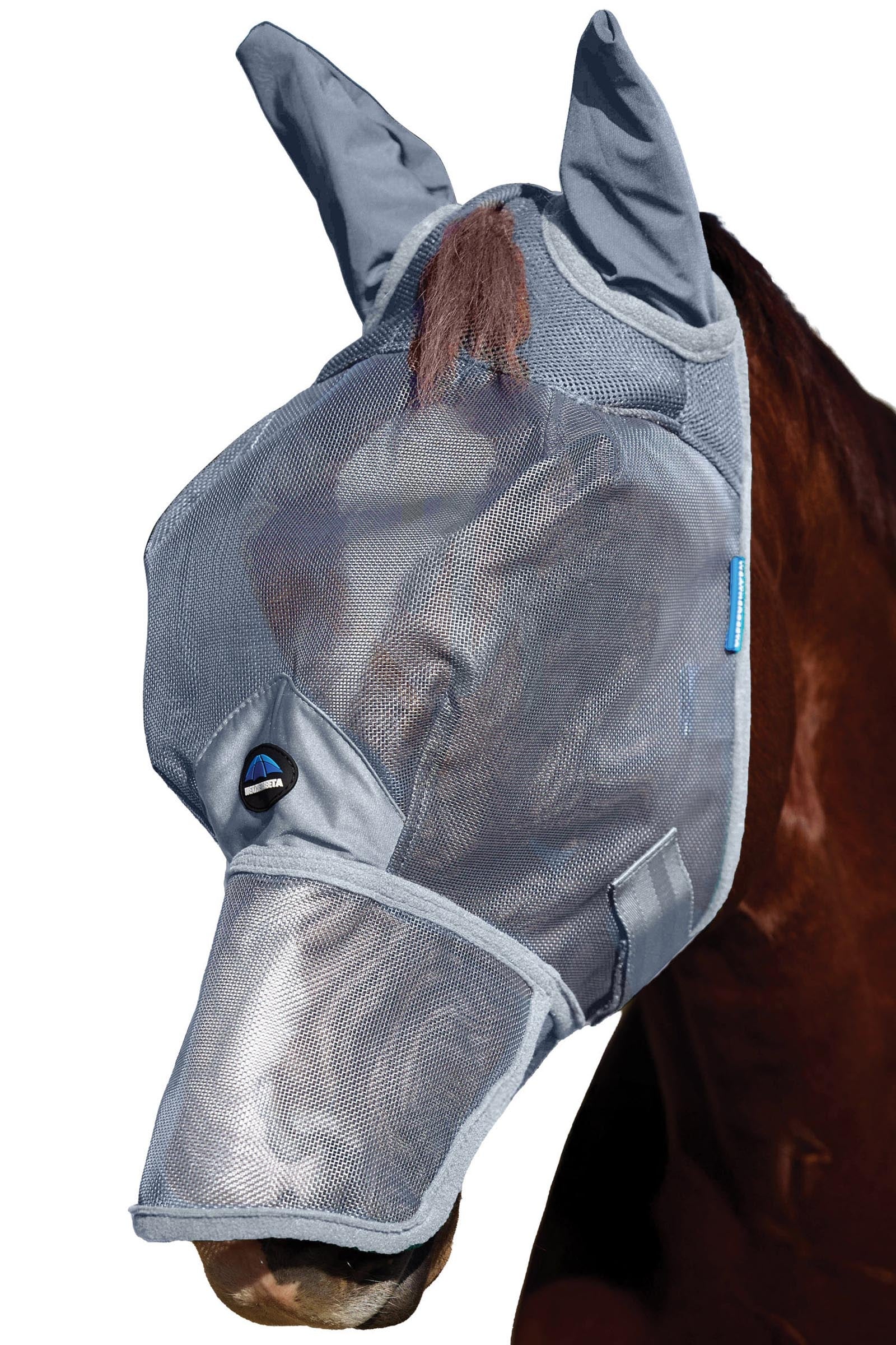 Weatherbeeta Comfitec Durable Mesh Fliegenmaske s ušima a nosem Antifly Protection for Horses