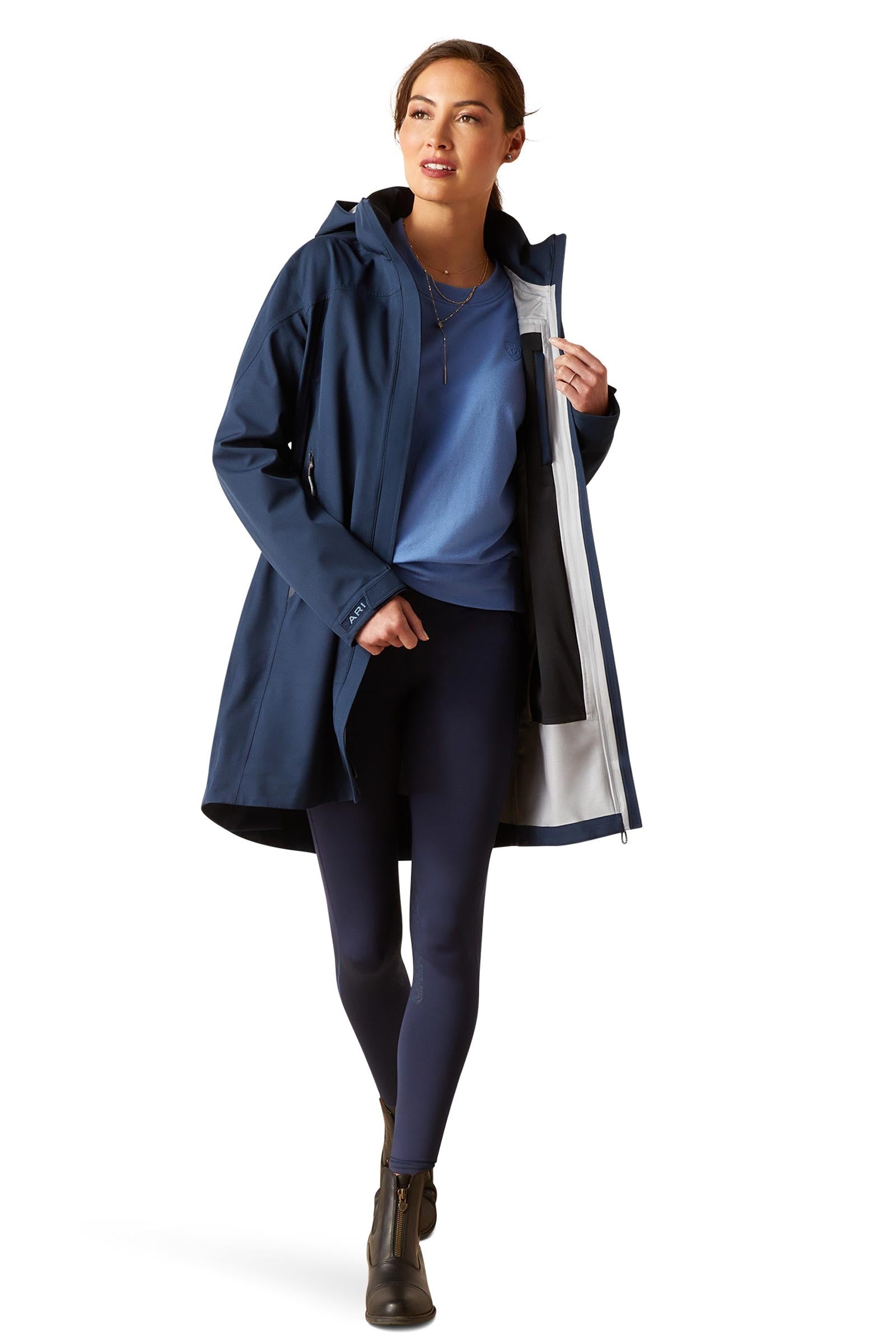Ariat Coastal H2O dámská dlouhá voděodolná bunda Women’s Riding Clothing