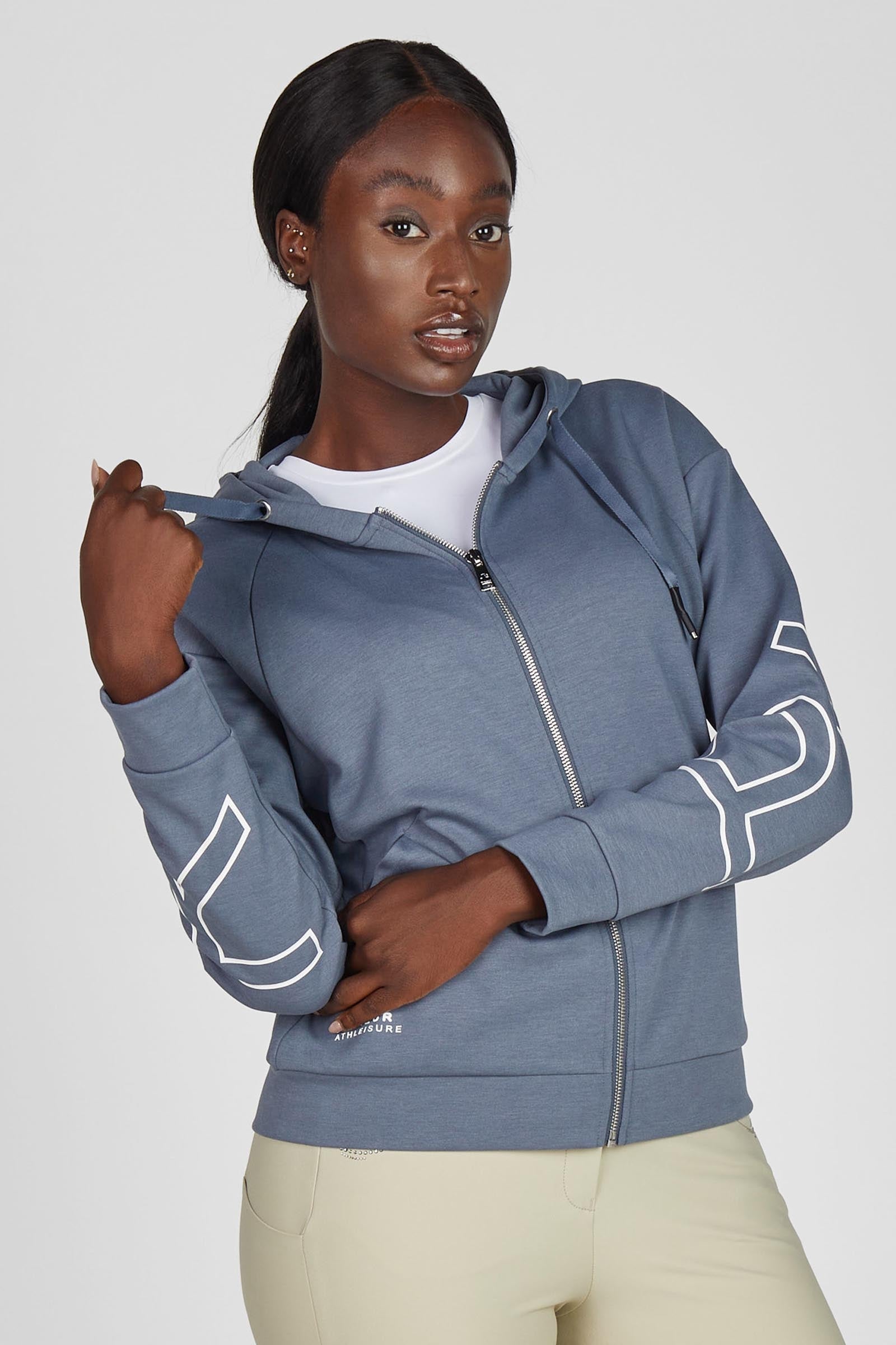 Pikeur dámská oversized mikinová bunda s kapucí Women’s Riding Clothing