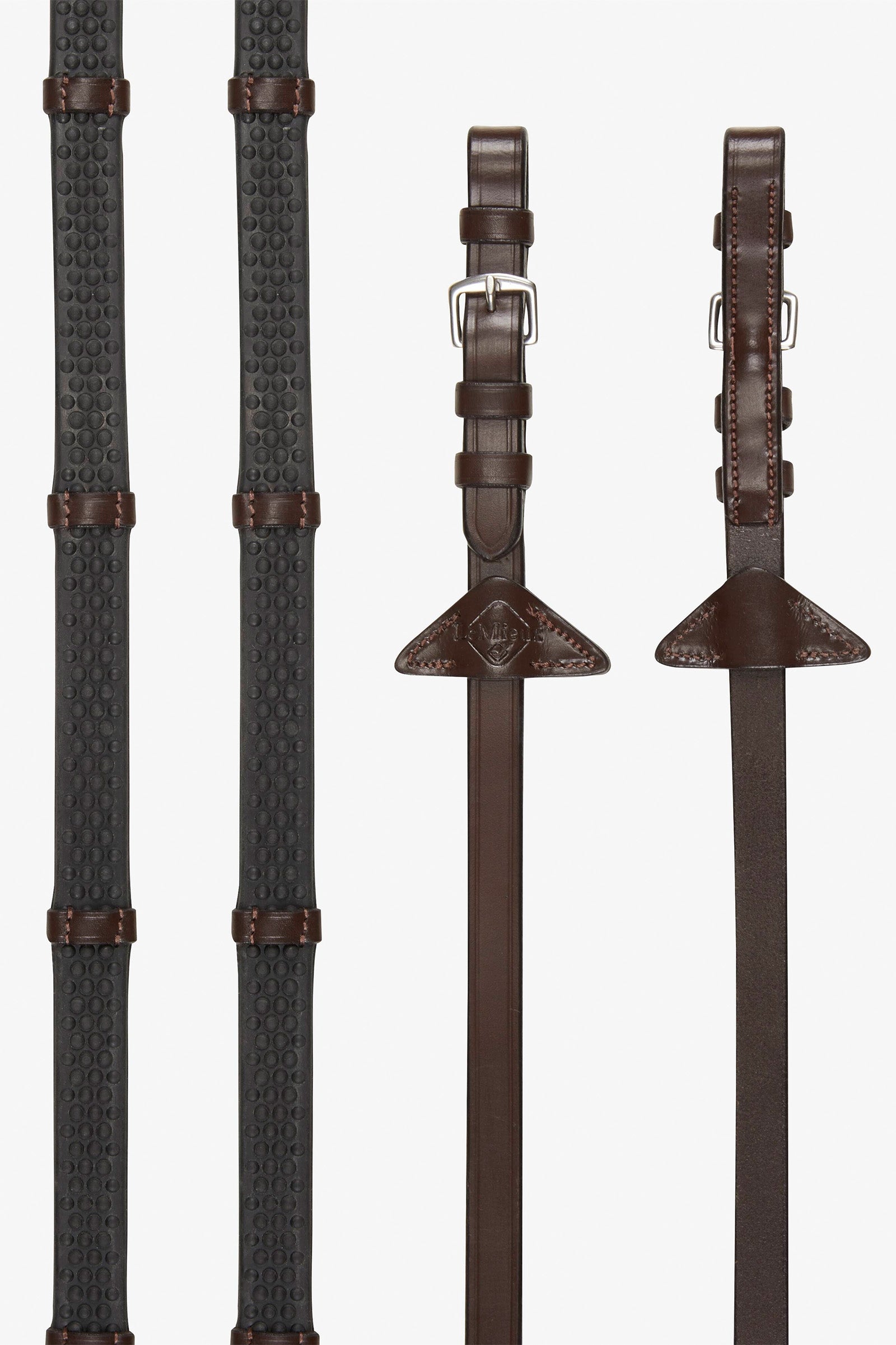 LeMieux Měkké gumové otěže se zarážkami Bridles & Reins