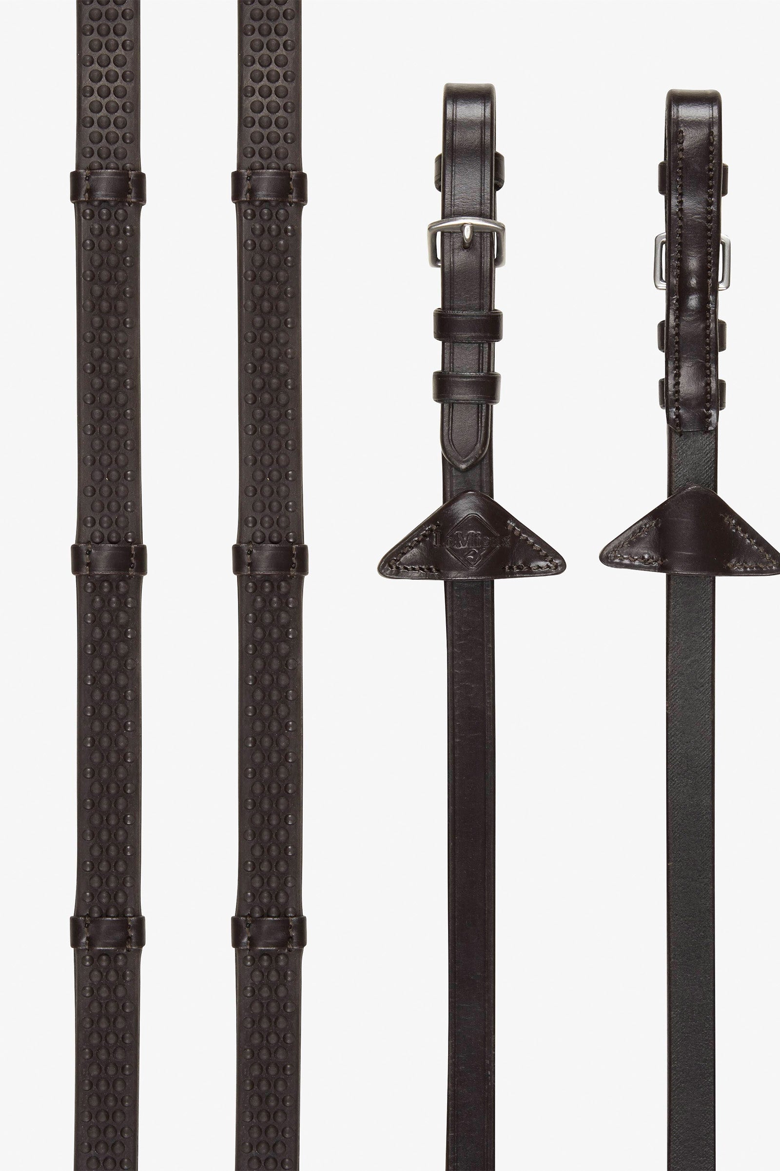 LeMieux Měkké gumové otěže se zarážkami Bridles & Reins