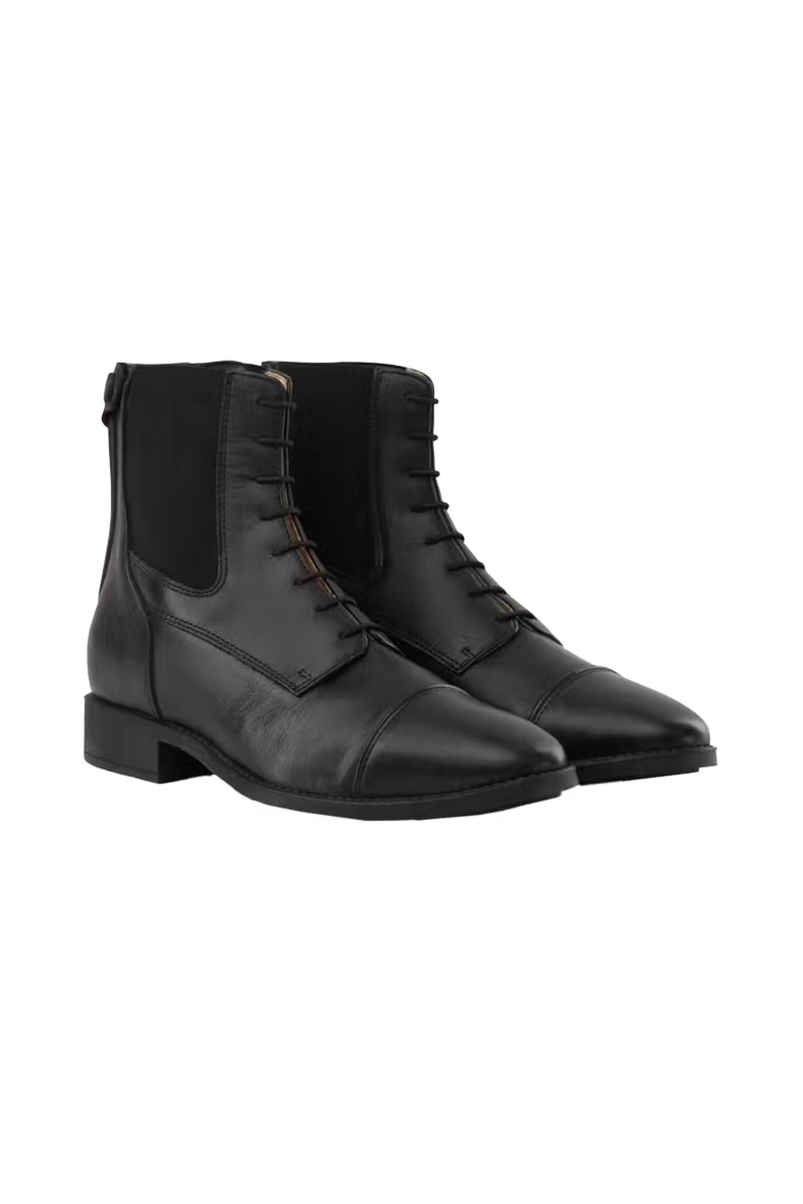 Dy'on kotníkové boty s předním šněrováním a zadním zipem Riding Boots & Riding Shoes
