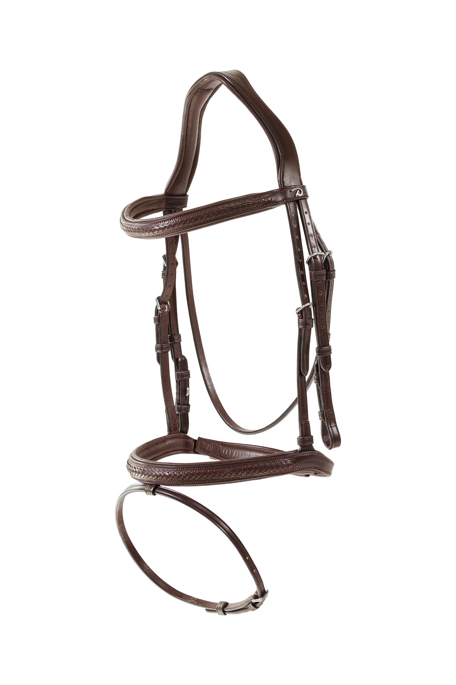 Dy'on New English pletená uzdečka s kombinovaným nánosníkem Bridles & Reins