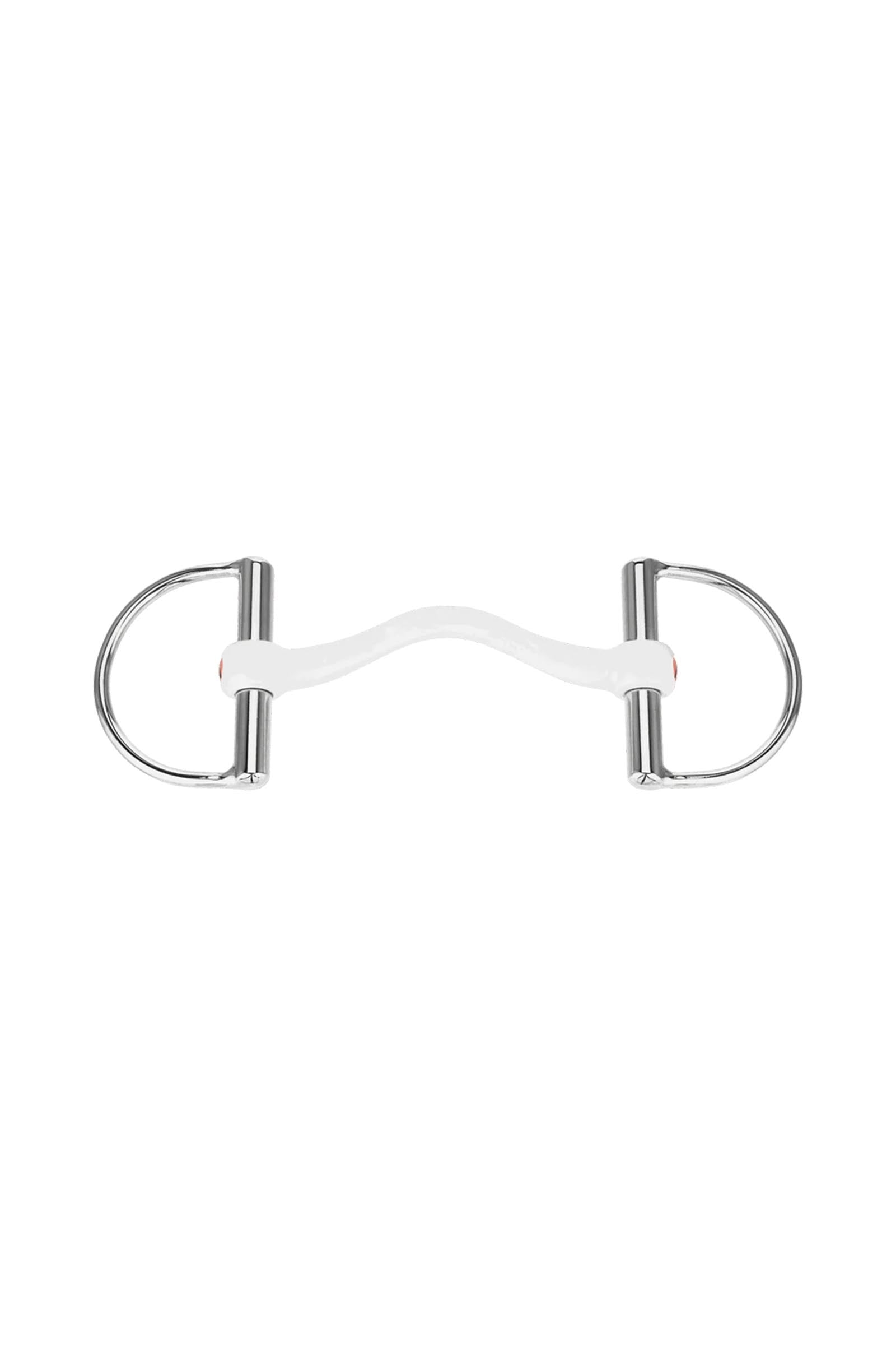 Sprenger Nathe CM D-kroužkové udidlo, měkká tyč s vyklenutím, 15 mm, termoplast Horse Bits