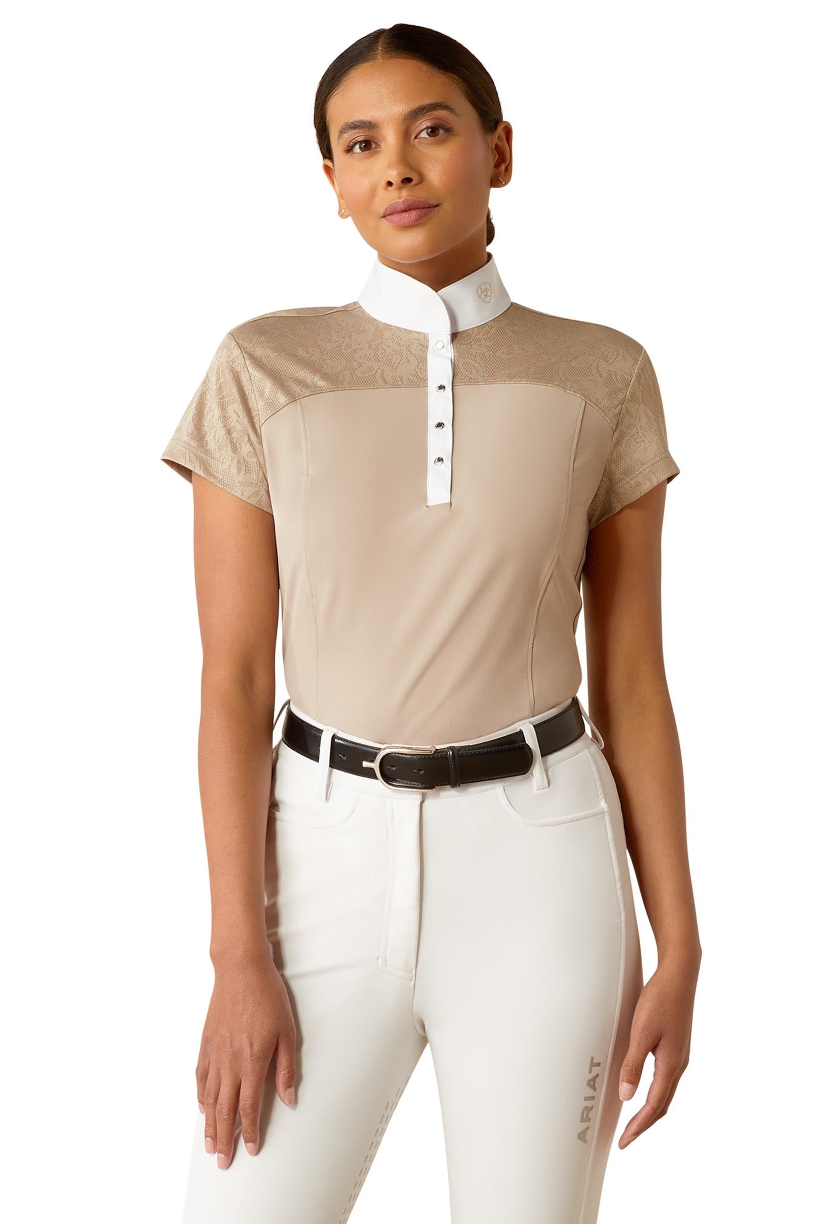 Ariat Bellatrix dámská soutěžní košile s krátkým rukávem Women’s Riding Clothing