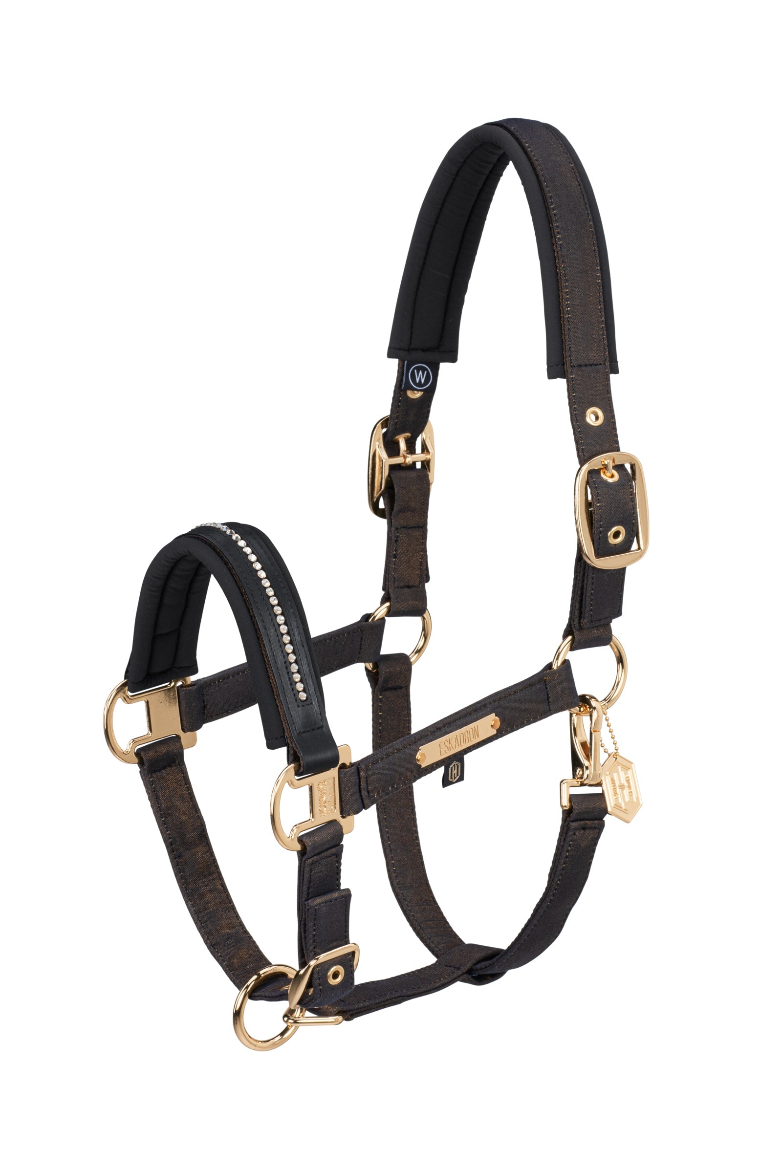 Eskadron Heritage AW24 Glam Crystal Obojek na hlavu Double Pin Halters & Leads