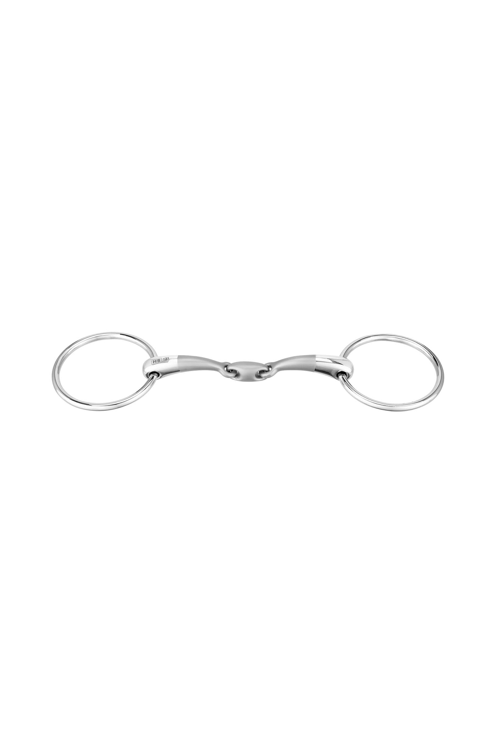 Sprenger Satinox stihlové udidlo, dvakrát lomené, 14 mm, 55 mm kroužek, nerezová ocel Horse Bits