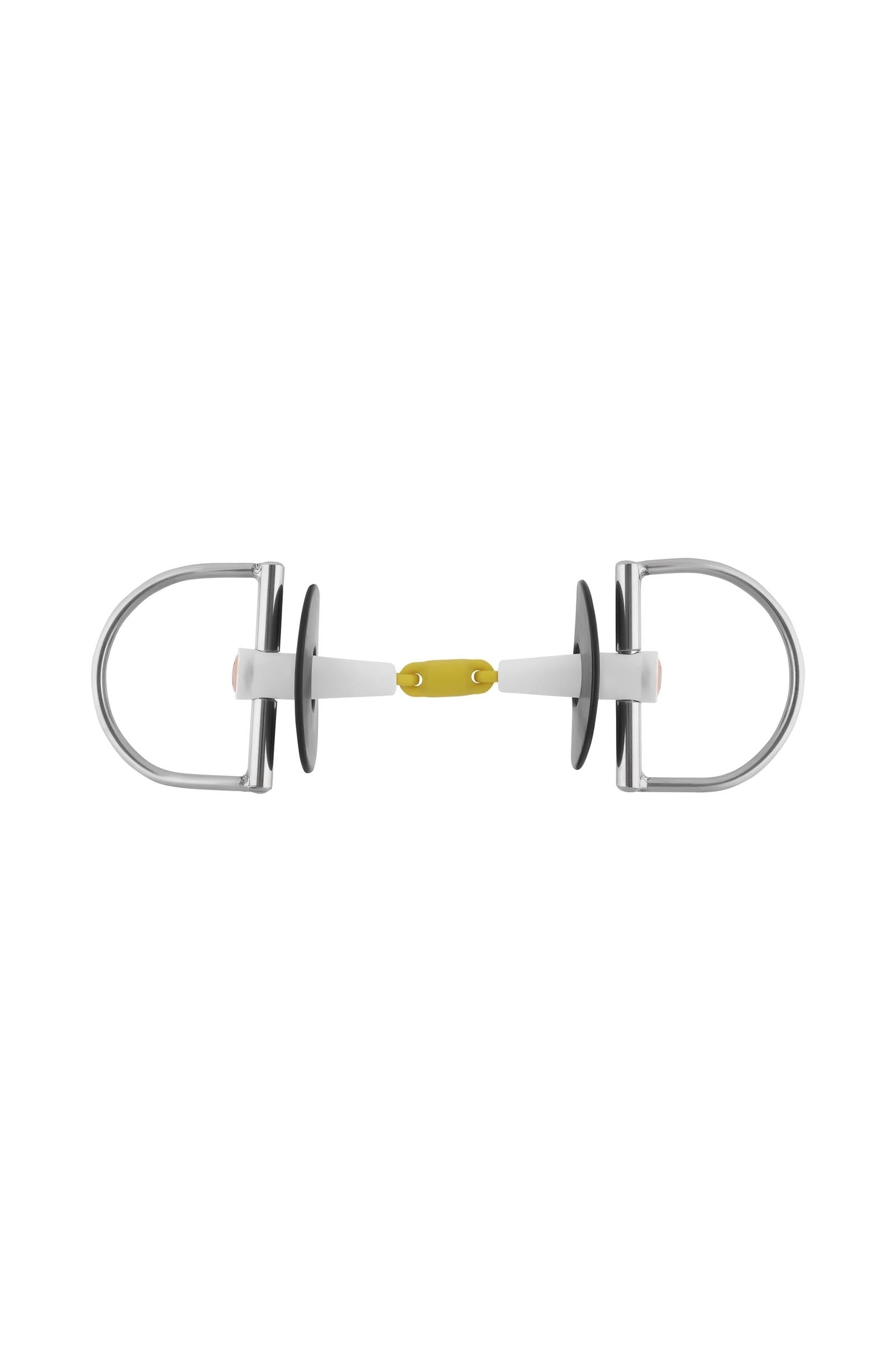 Sprenger Nathe D-kroužkové stihlové udidlo, dvakrát lomené, 18 mm, termoplast Horse Bits