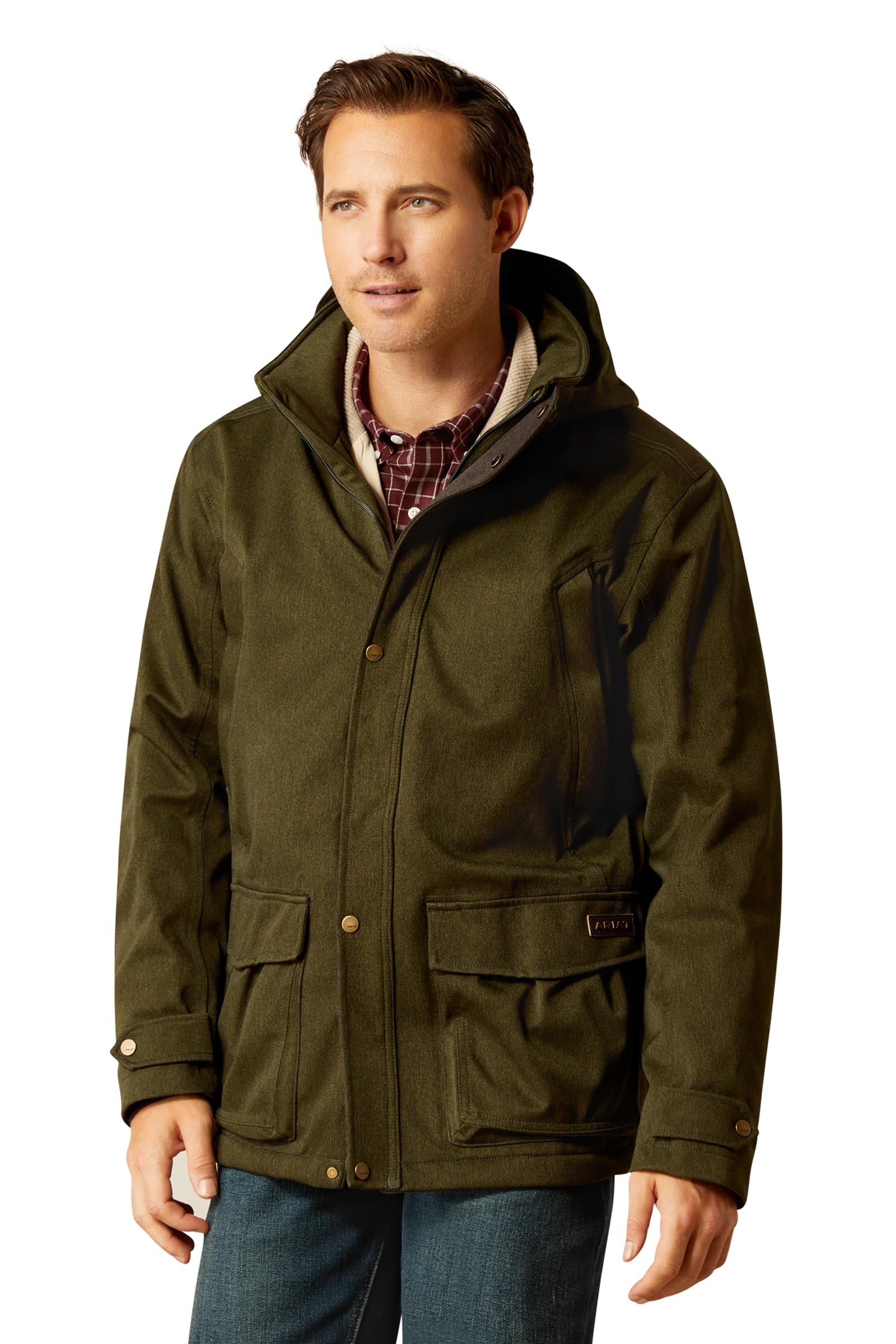 Ariat Rhodium Waterproof Pánský voděodolný zateplený parka kabát Mens Riding Clothing