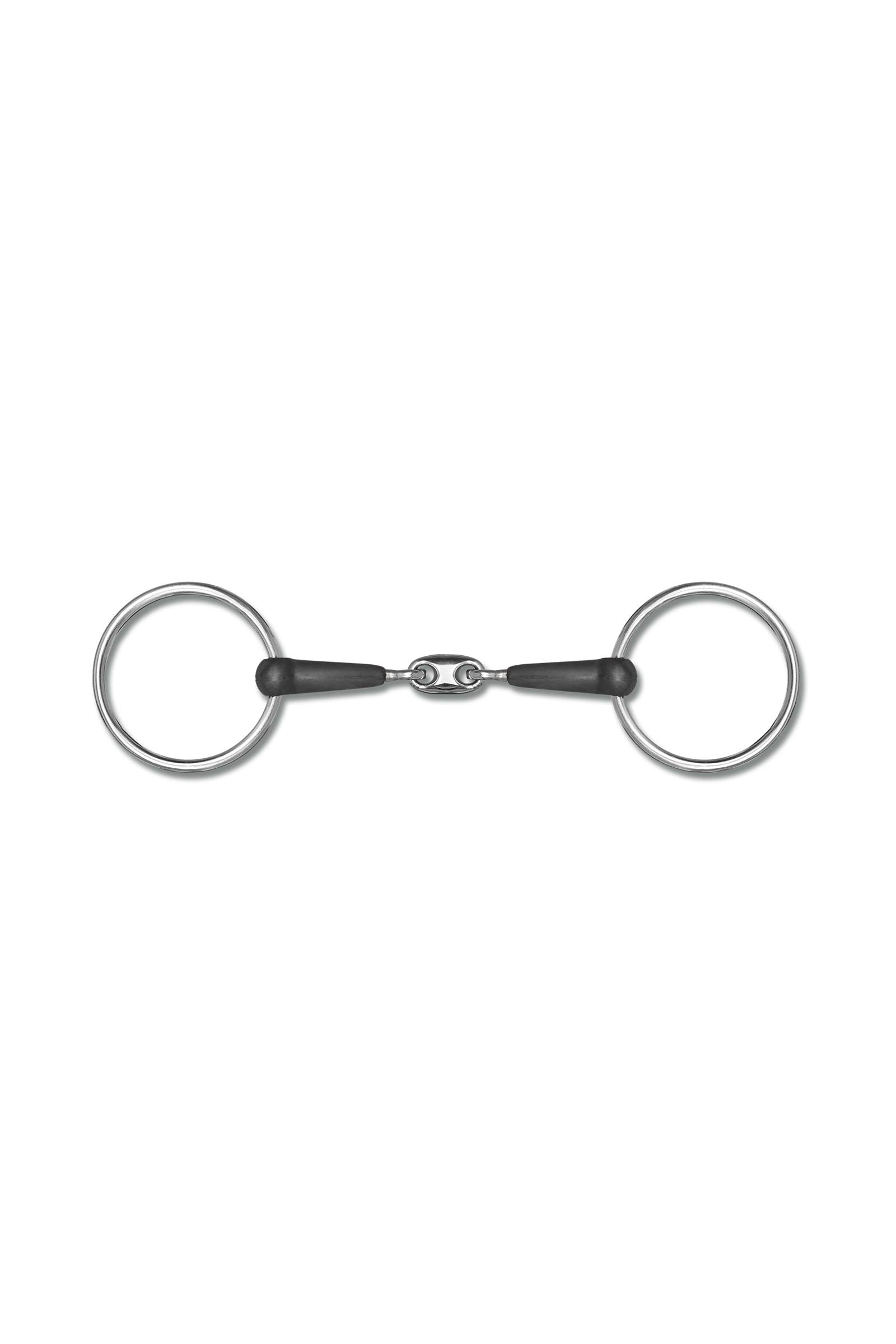 Waldhausen Gumové olivové udidlo, dvakrát lomené, 15 mm Horse Bits