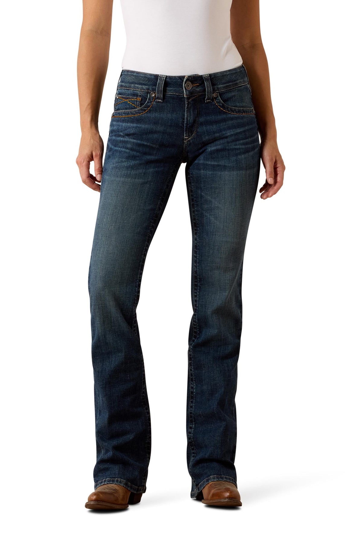 Ariat Dámské džíny Luisa Boot Cut se středně vysokým pasem Womens Breeches