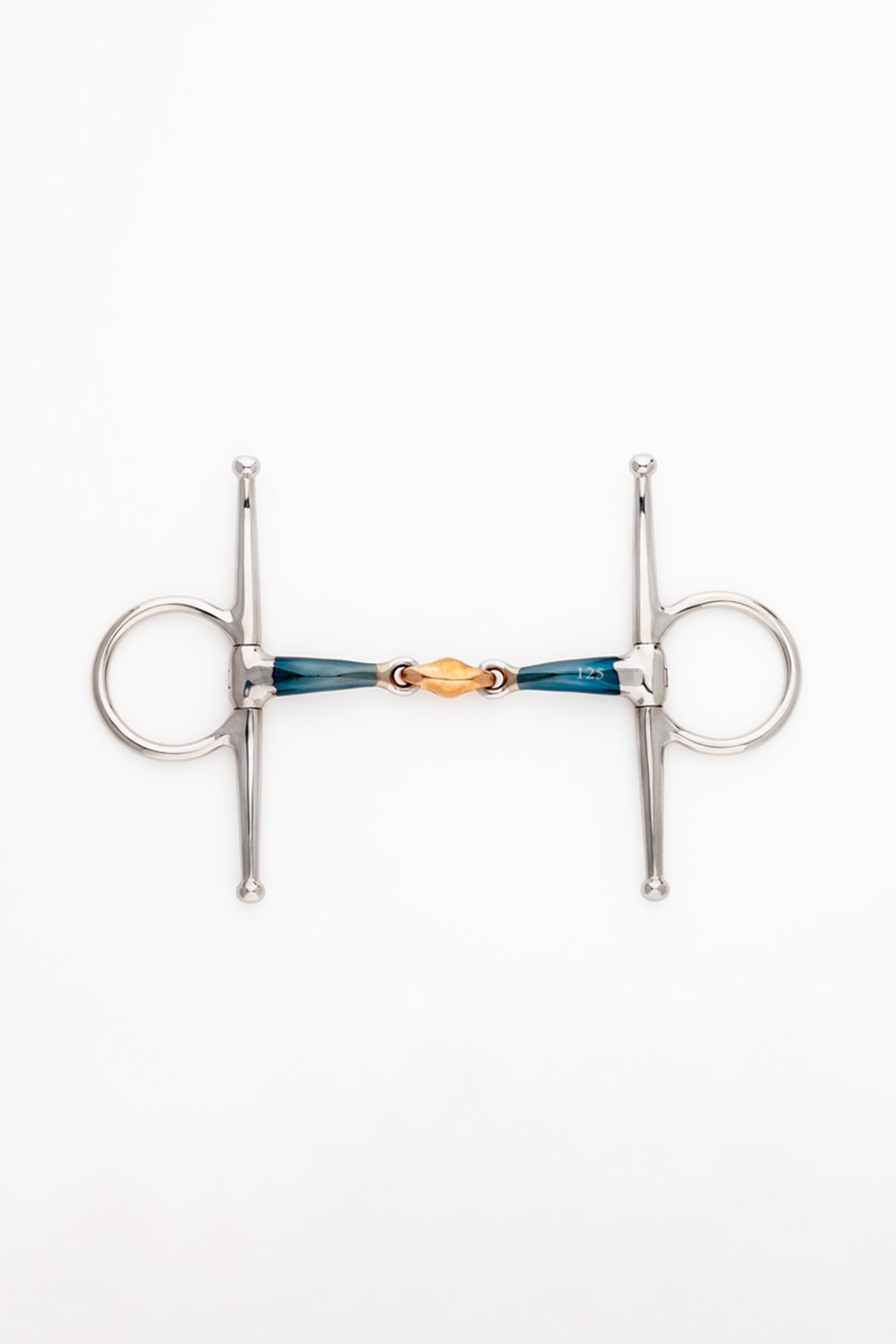 Kavalkade ergonomické udidlo s olivovými bočnicemi, dvojitě lomené s Lock Up systémem, 14 mm Horse Bits