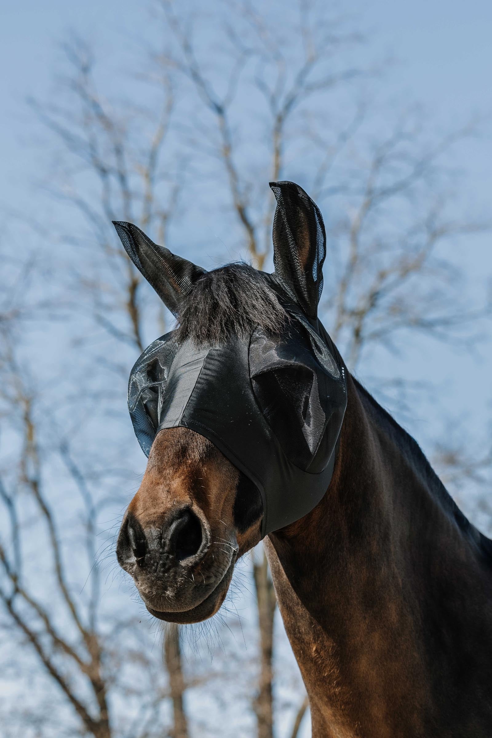Equi Theme EQUITHÈME Lycra Antifly / UV Mask Antifly Protection for Horses
