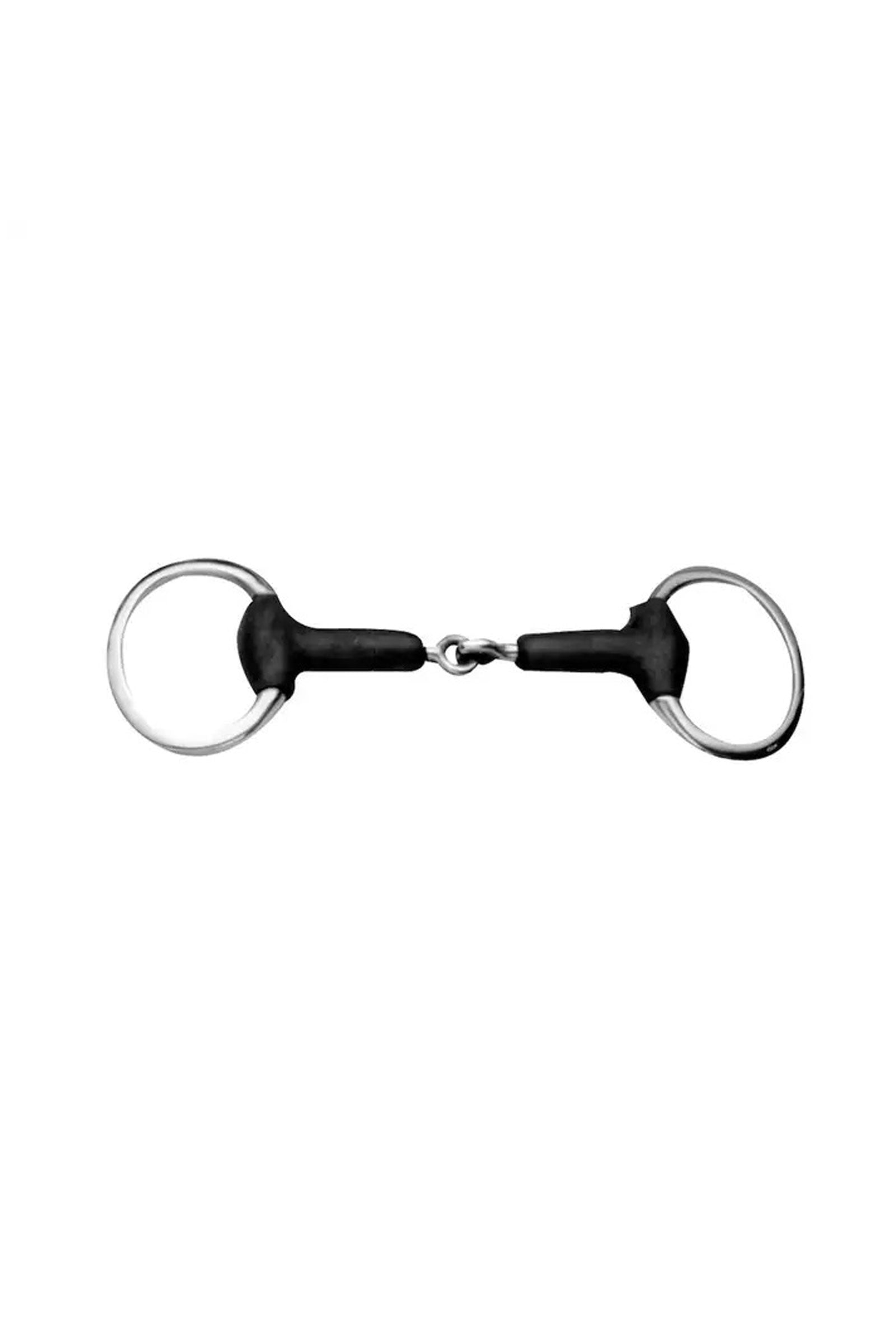 Korsteel Soft Rubber Jointed Eggbutt Snaffle Bit Horse Bits