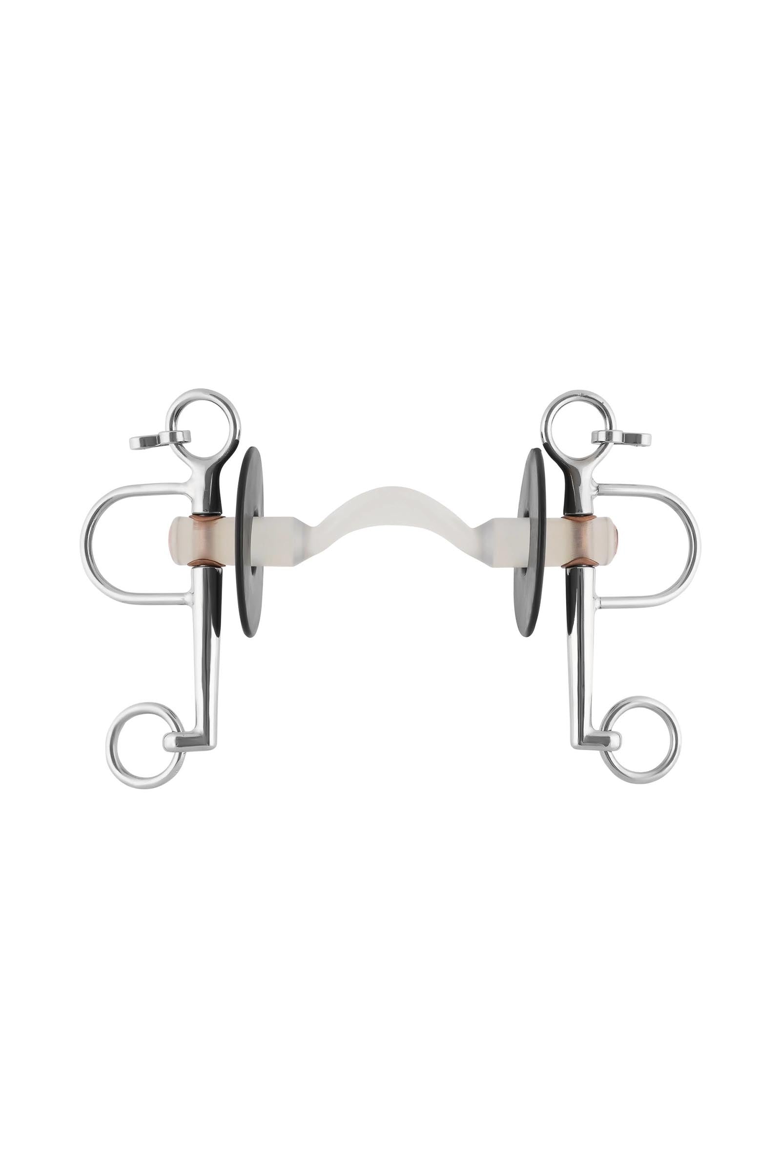 Sprenger Nathe pelham, 20 mm, tvrdá tyč s vyklenutím, krátké páky, termoplast Horse Bits