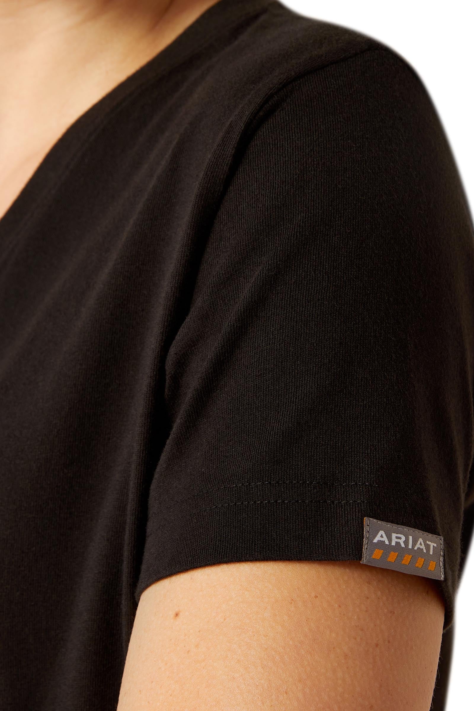 Ariat Women's Rebar Cotton Strong Standard V-Neck T-Shirt Women’s Riding Clothing