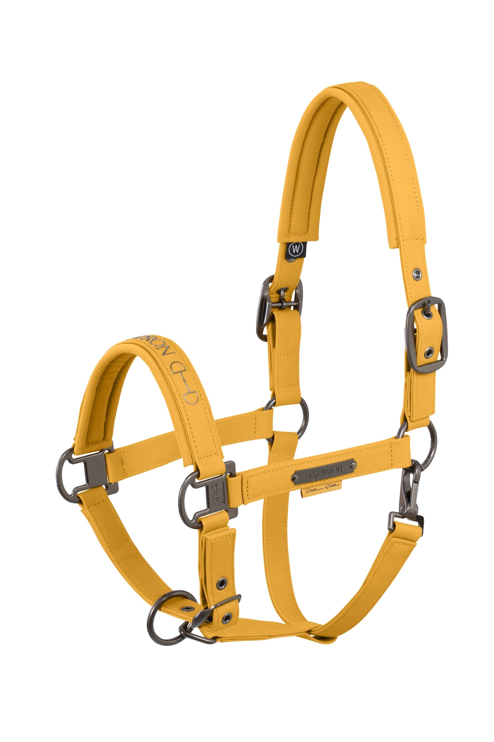 Eskadron Platinum 25 Dvojitá pinová ohlávka z umělé kůže Halters & Leads