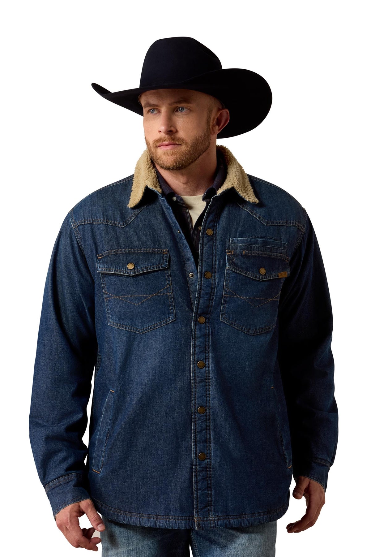 Ariat Pánská košilová bunda s podšívkou Sherpa Mens Riding Clothing