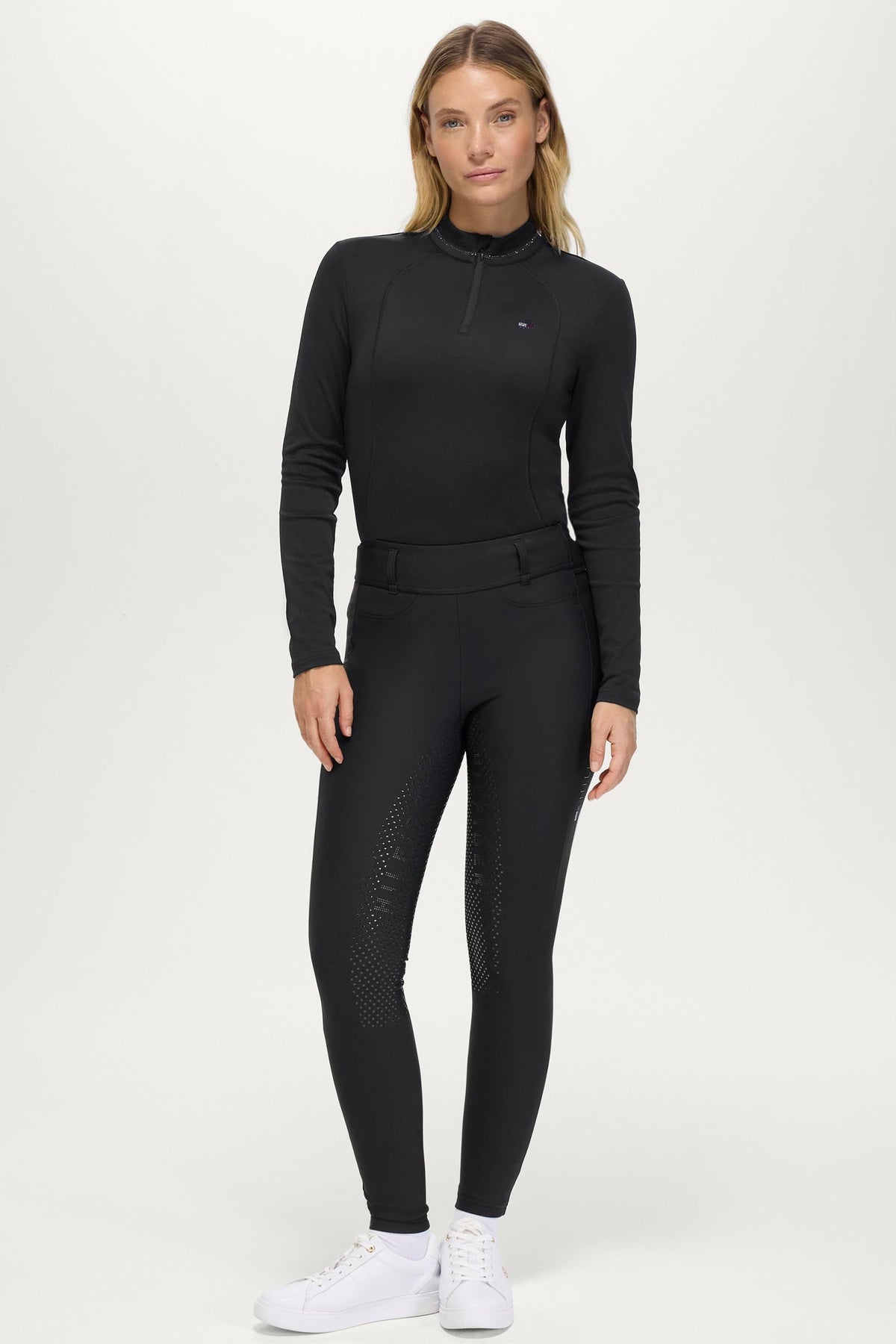 Tommy Hilfiger Equestrian Highland Winter Rhinestone Hybrid Breeches Womens Breeches