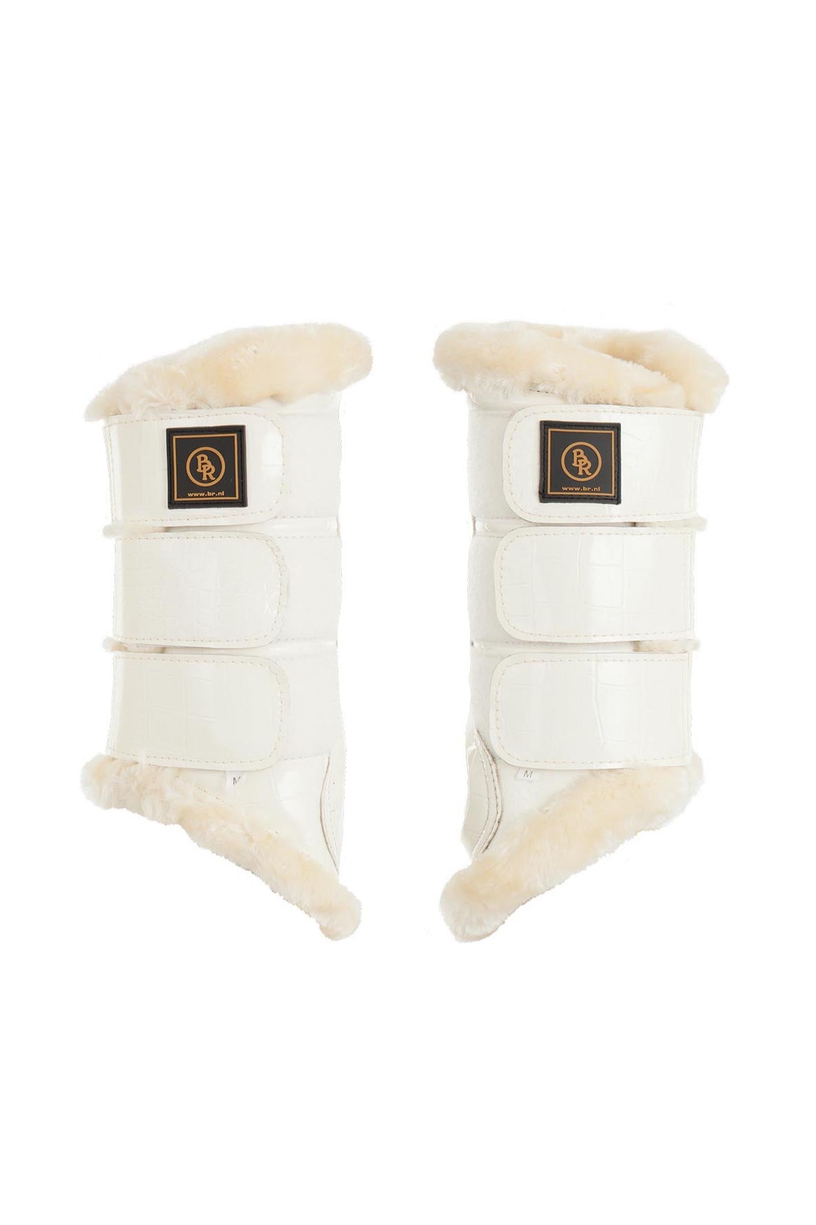 BR Majestic kamaše z umělého lakovaného kůže Leg Protection & Hoof Protection for Horses