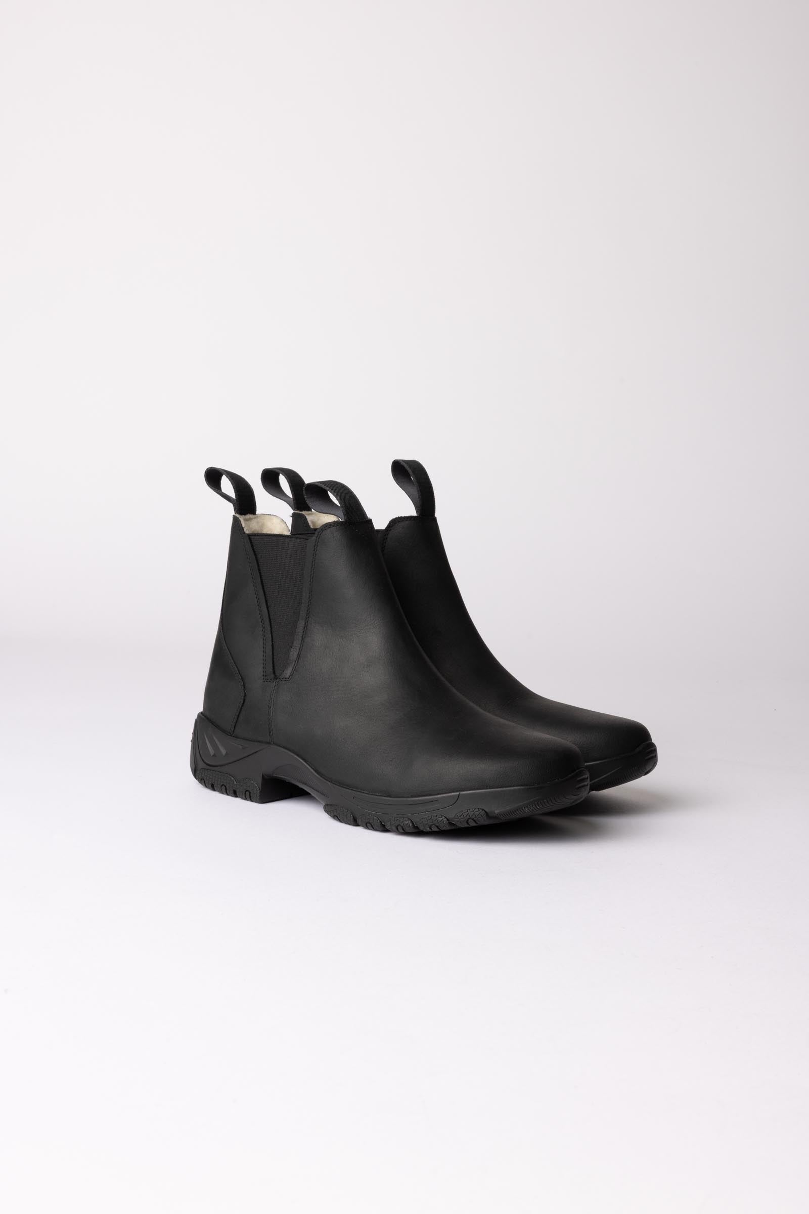 Horze Cornwall kožené jodhpur boty s vlněnou podšívkou Riding Boots & Riding Shoes