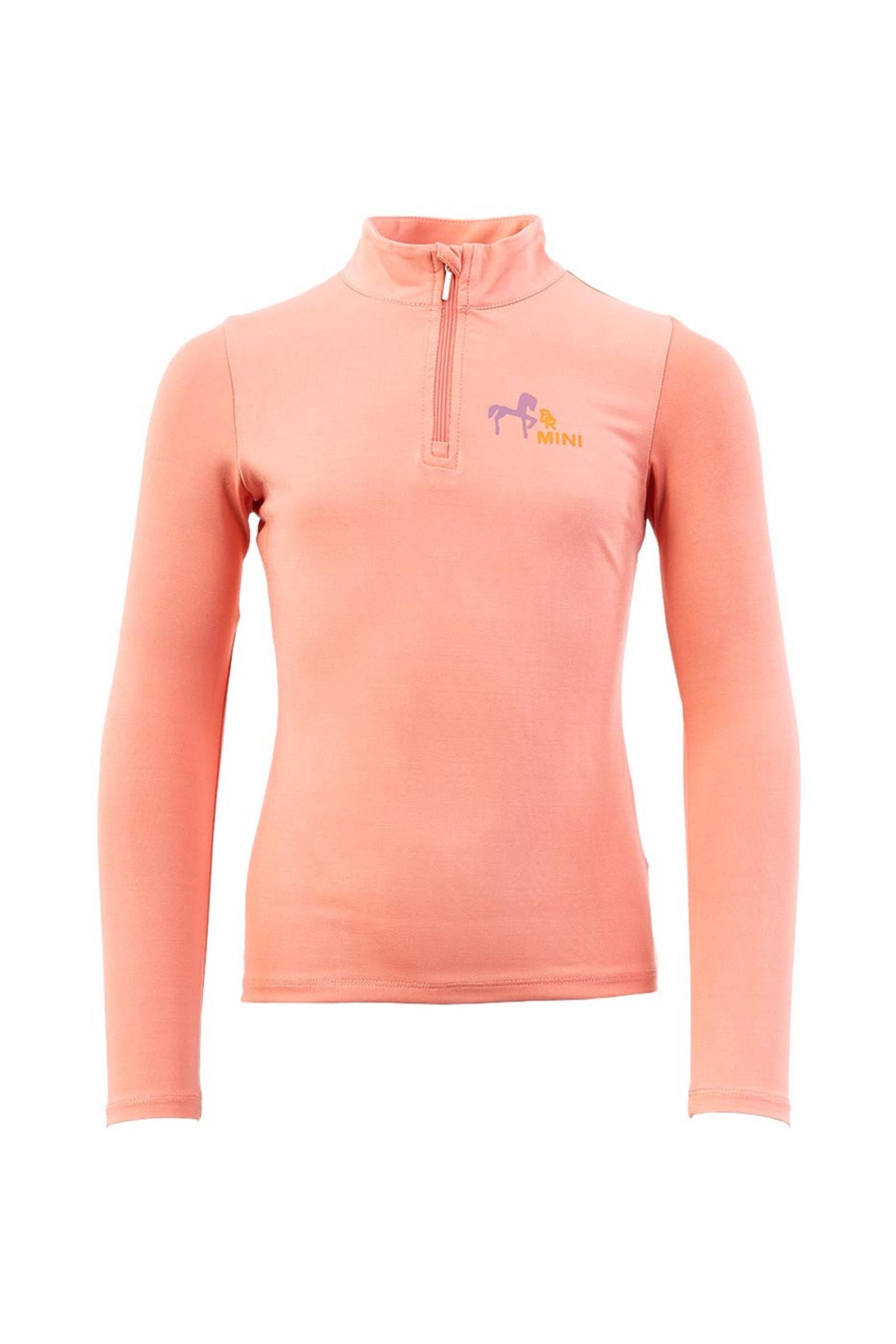 BR Mini Kids zipová funkční mikina s dlouhým rukávem Kids Apparel