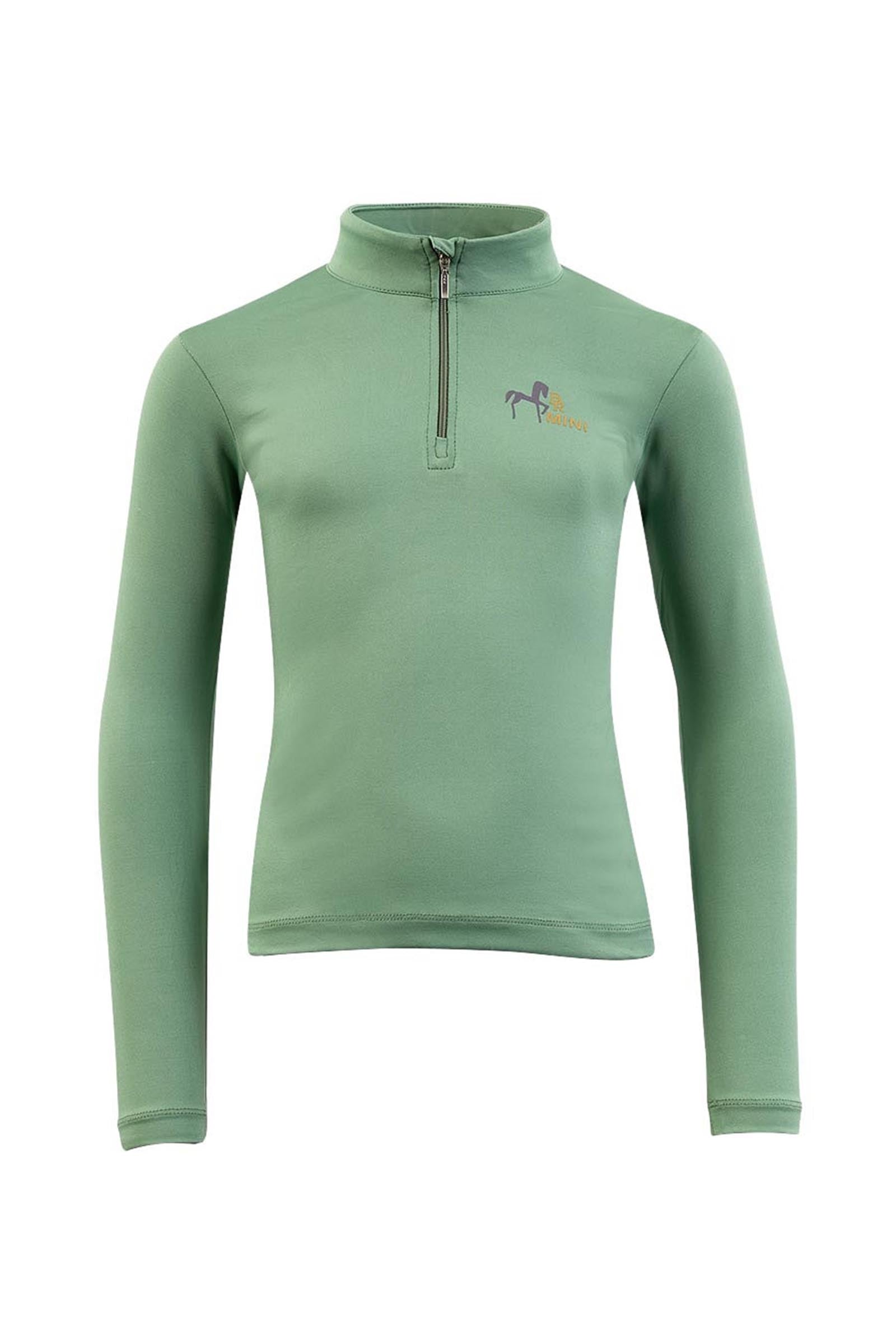 BR Mini Kids zipová funkční mikina s dlouhým rukávem Kids Apparel