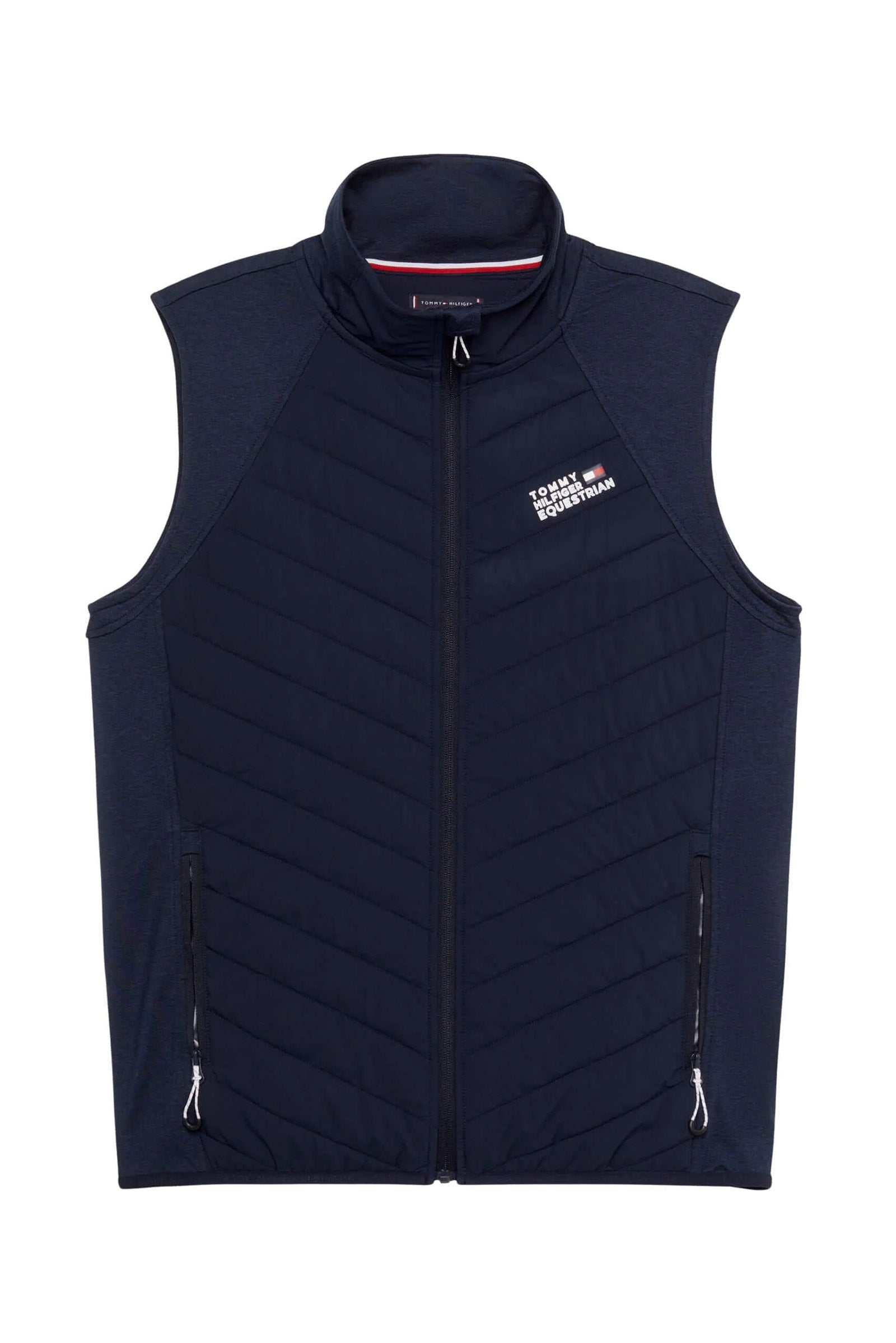 Tommy Hilfiger Equestrian Gramercy izolovaný hybridní vesta pro muže Mens Riding Clothing
