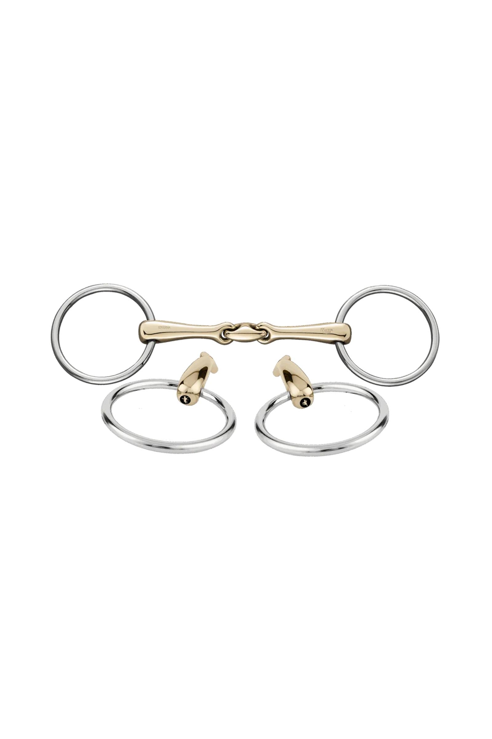 Sprenger Klimke Collection KK Ultra kroužkové stihlo, dvojité lomení, 16 mm, Sensogan Horse Bits