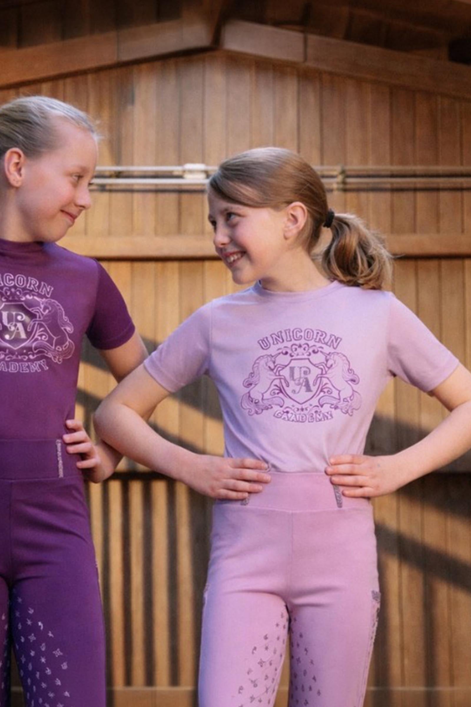 Kavalkade Unicorn Academy Kids´ Riding Leggings With Glitter Kids Apparel