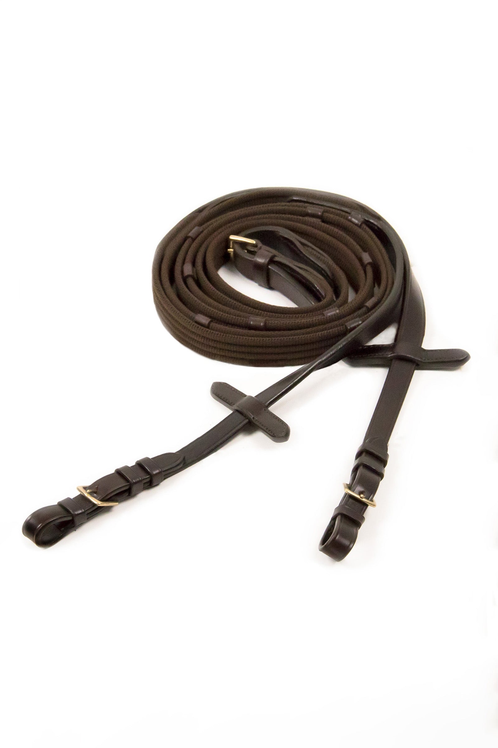 Schockemöhle Sports Web reins with buckles, 5stops,martingale stopper Bridles & Reins