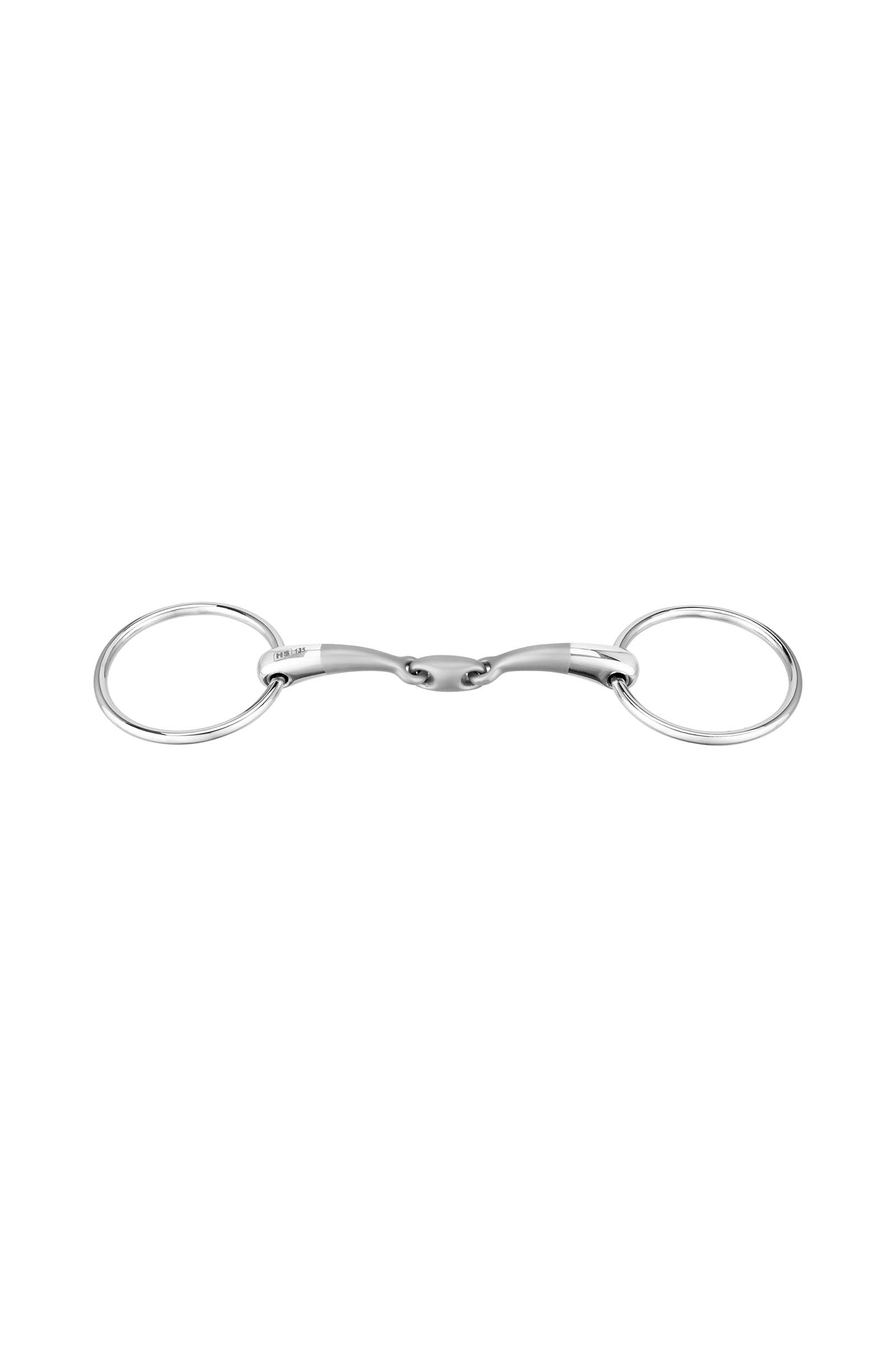 Sprenger Satinox stihlové udidlo, dvakrát lomené, 14 mm, 70 mm kroužek, nerezová ocel Horse Bits