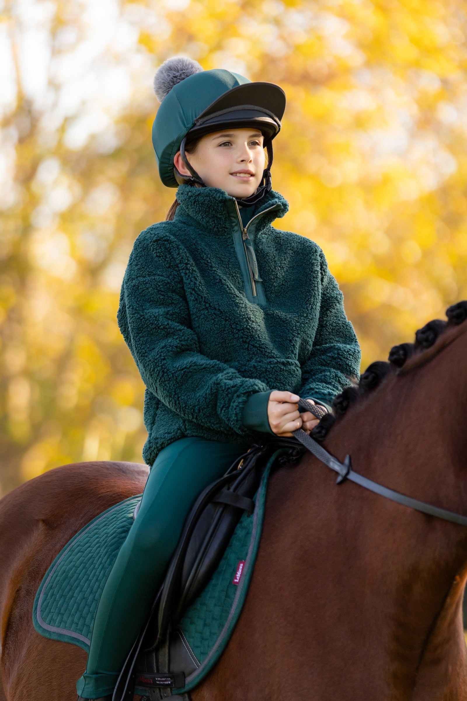 LeMieux Young Rider Tia Teddy Fleece Sweater Kids Apparel
