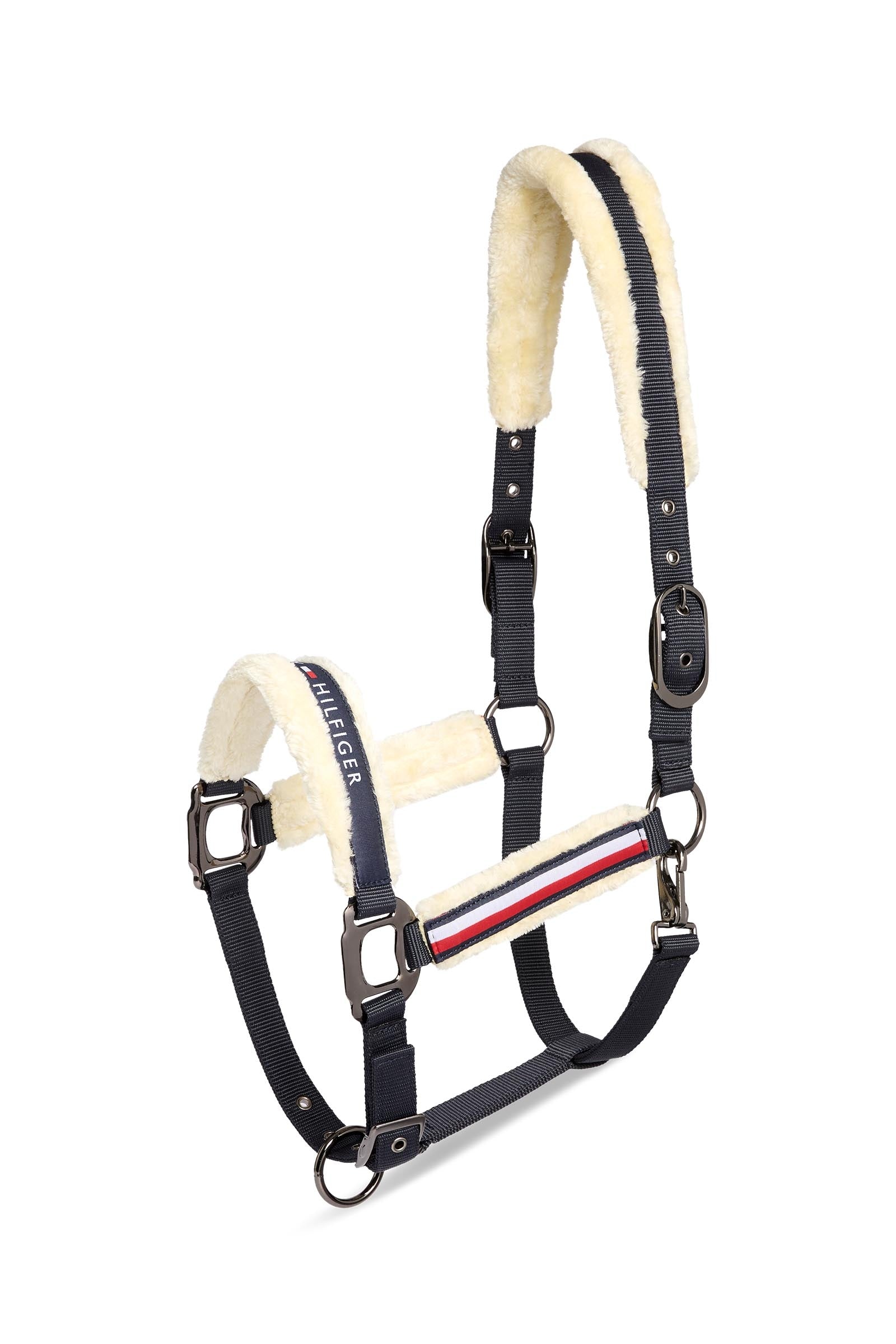 Tommy Hilfiger Equestrian Kennedy ohlávka s umělou kožešinou Halters & Leads