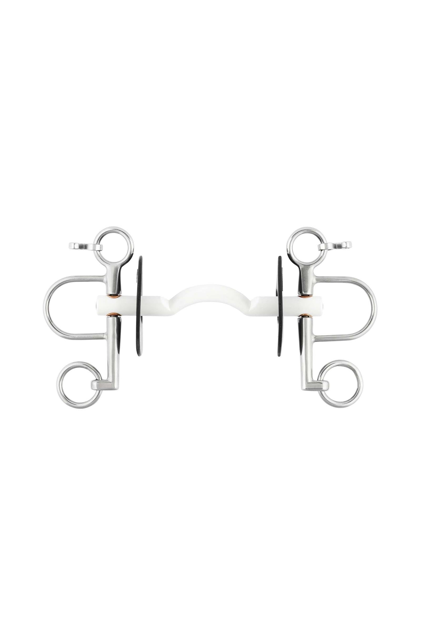 Sprenger Nathe pelham, tvrdá tyč s vyklenutím, 15 mm, krátké páky, termoplast Horse Bits