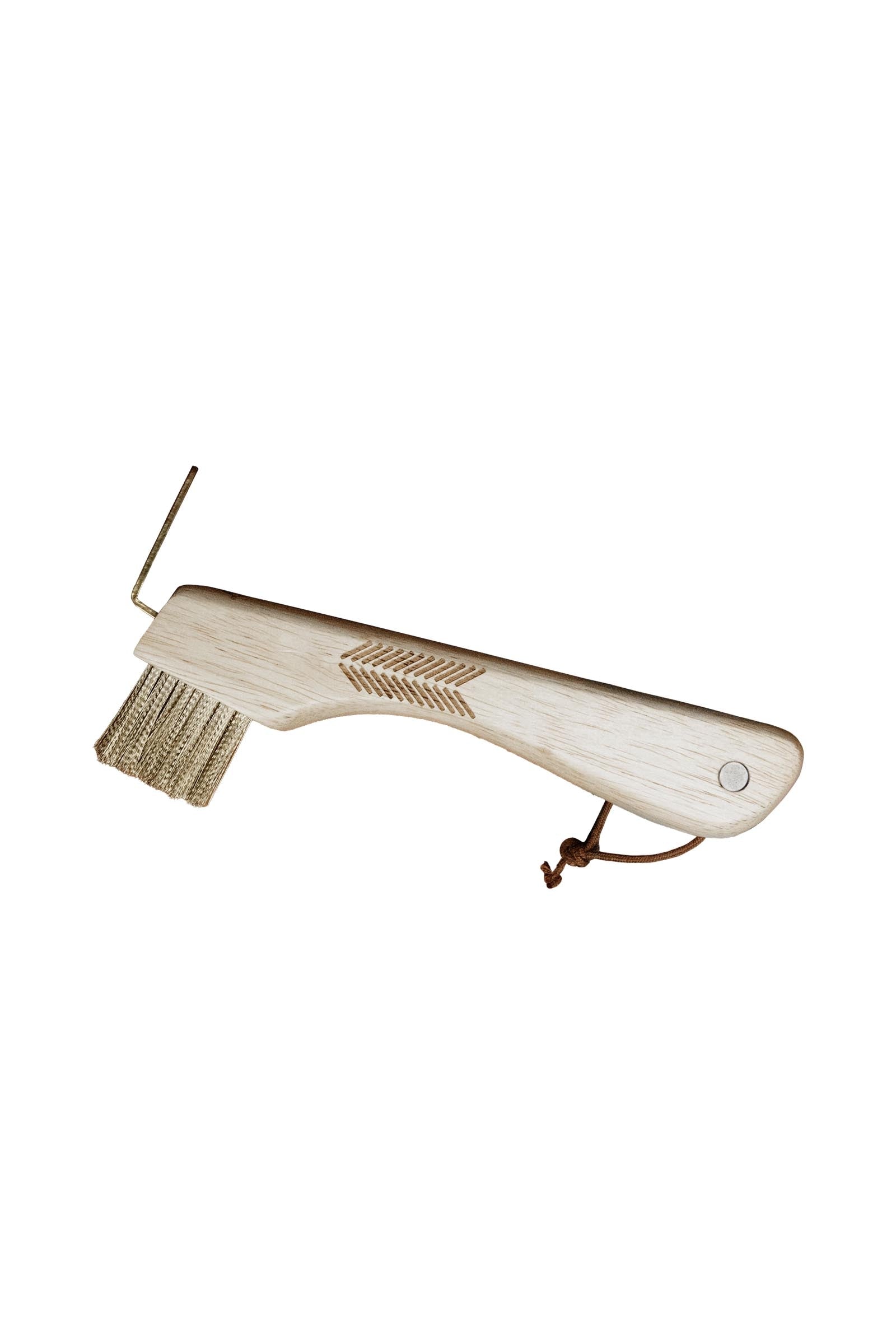 Grooming Deluxe kopytní háček s kovovými štětinami a magnetem Horse Grooming Tools
