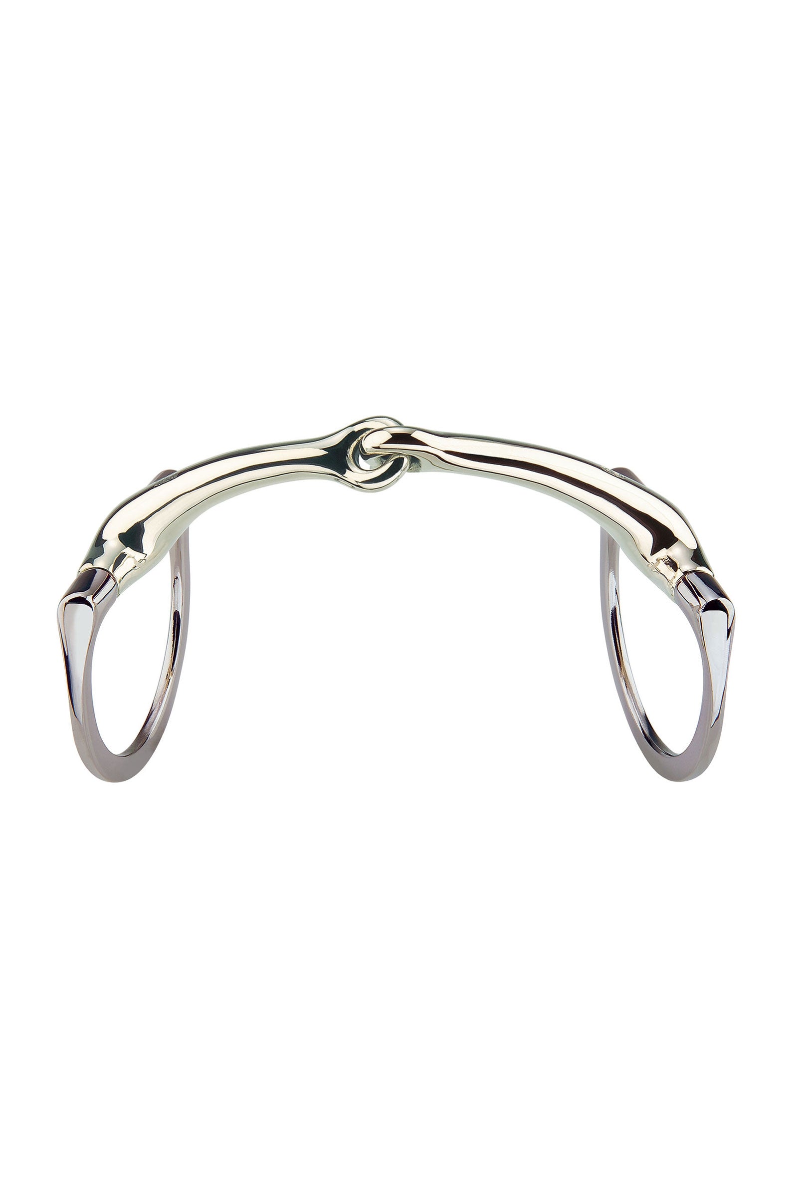 Sprenger Dynamic RS podkladové olivové udidlo D kroužky, jednoduše lomené, 14 mm, Sensogan Horse Bits