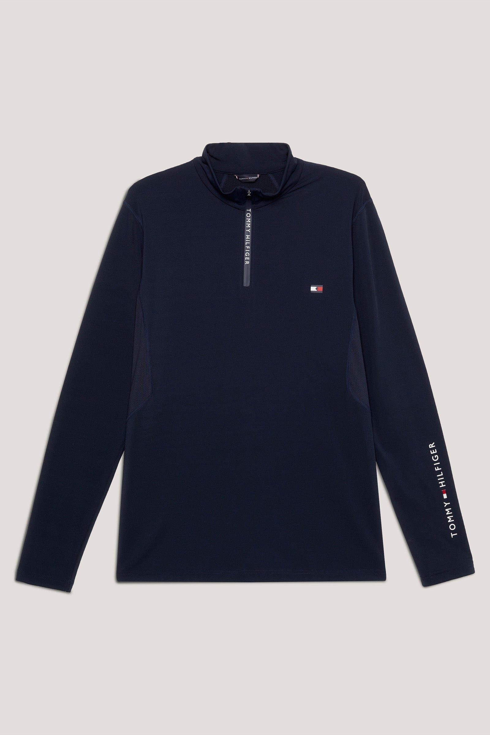 Tommy Hilfiger Equestrian Pánská termo košile Tommy Hilfiger Equestrian se 1/4 zipem Mens Riding Clothing