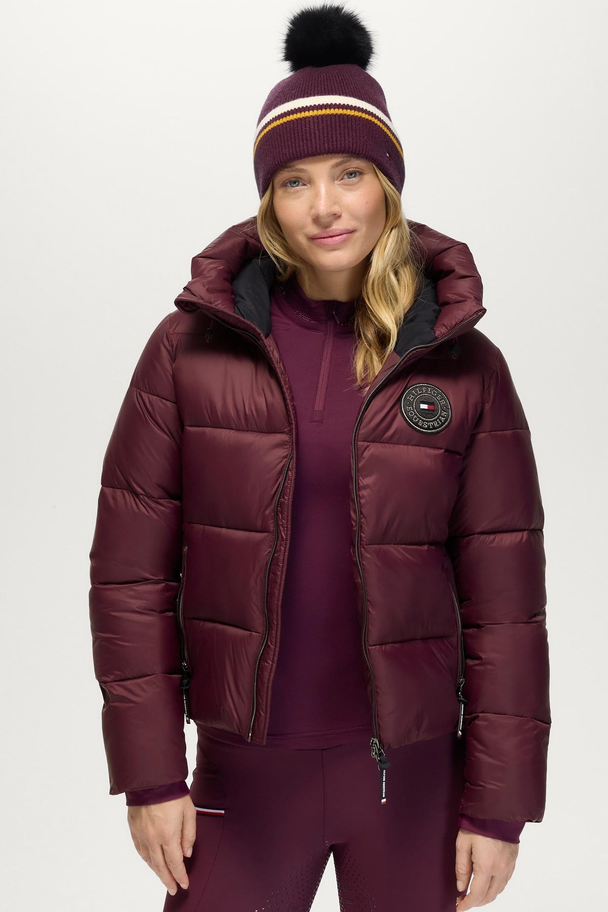 Tommy Hilfiger Equestrian Glendale Women Puffer Jacket Women’s Riding Clothing