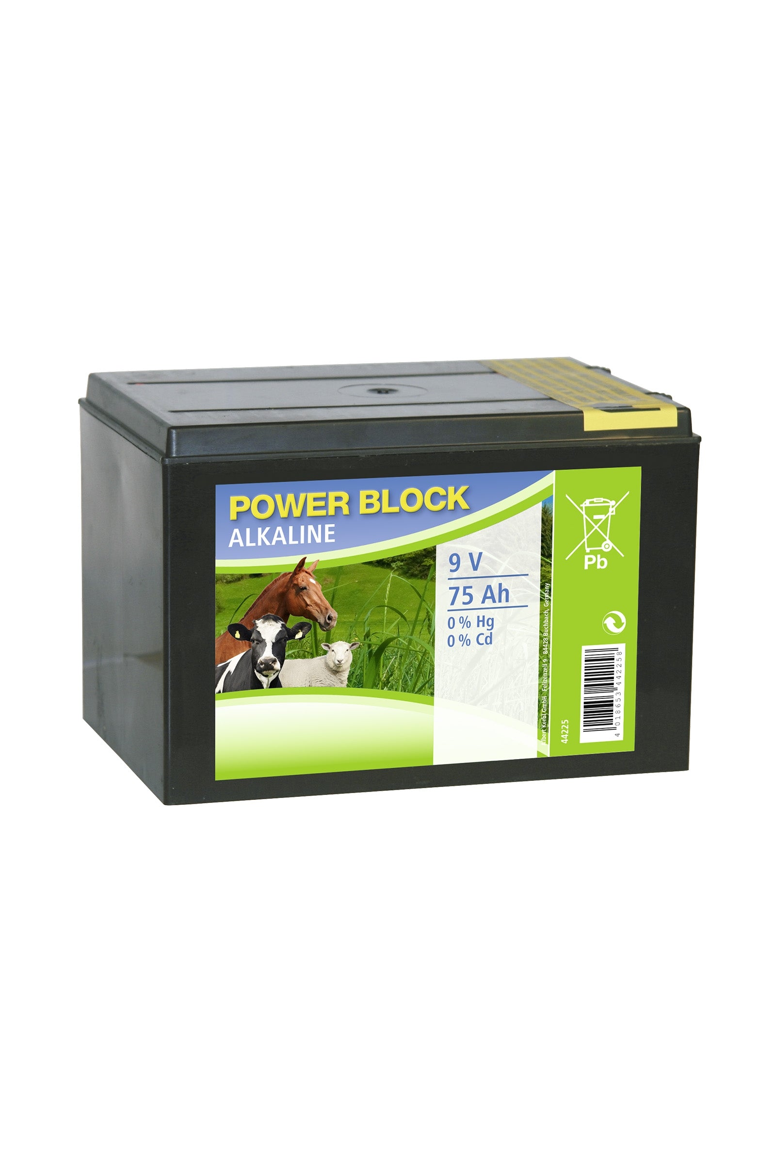 Corral CORRAL alkalická suchá baterie Power Block, 9 V, 75 Ah, malé pouzdro Fencing Supplies