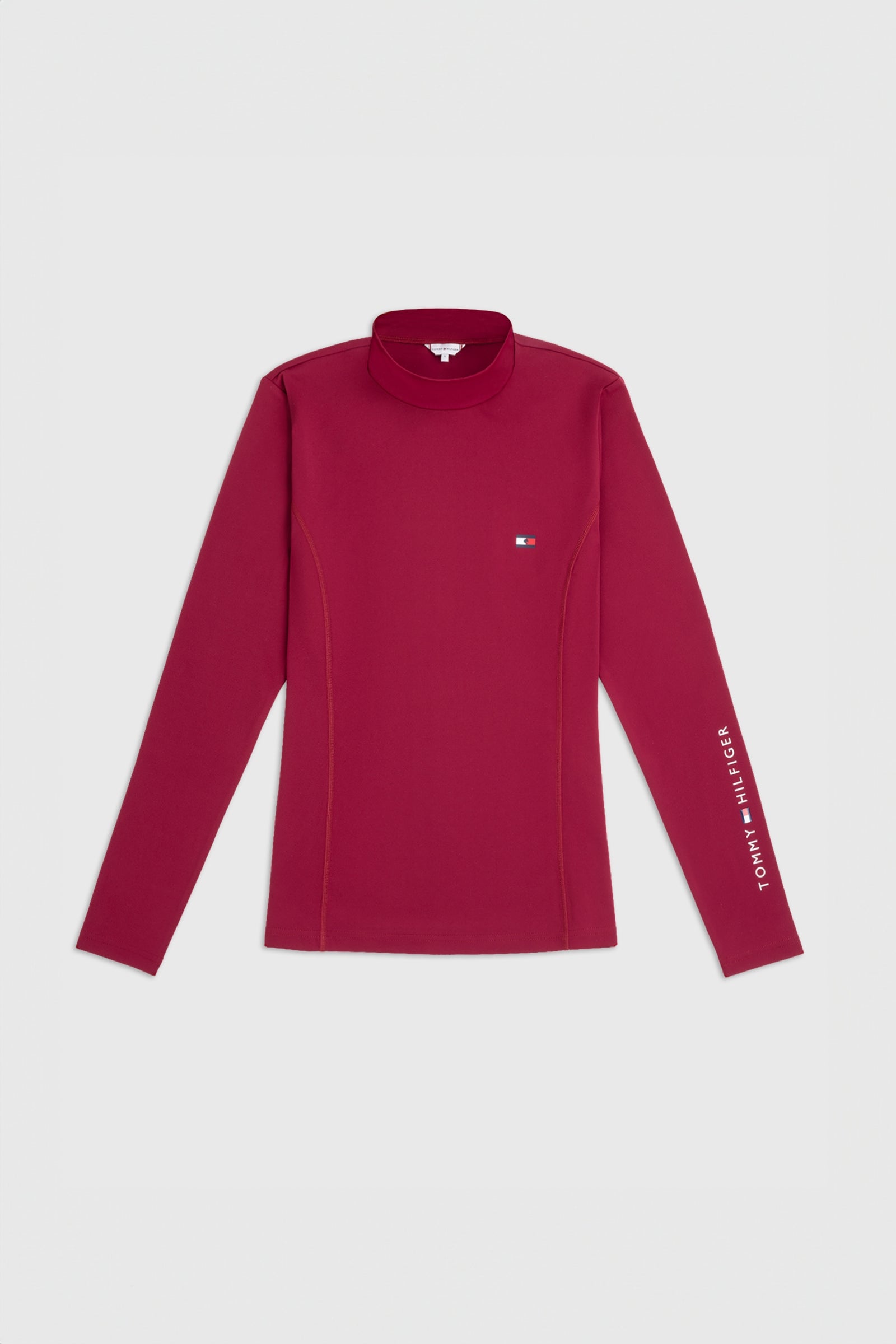 Tommy Hilfiger Equestrian košile s dlouhým rukávem a vysokým límcem pro ženy Women’s Riding Clothing