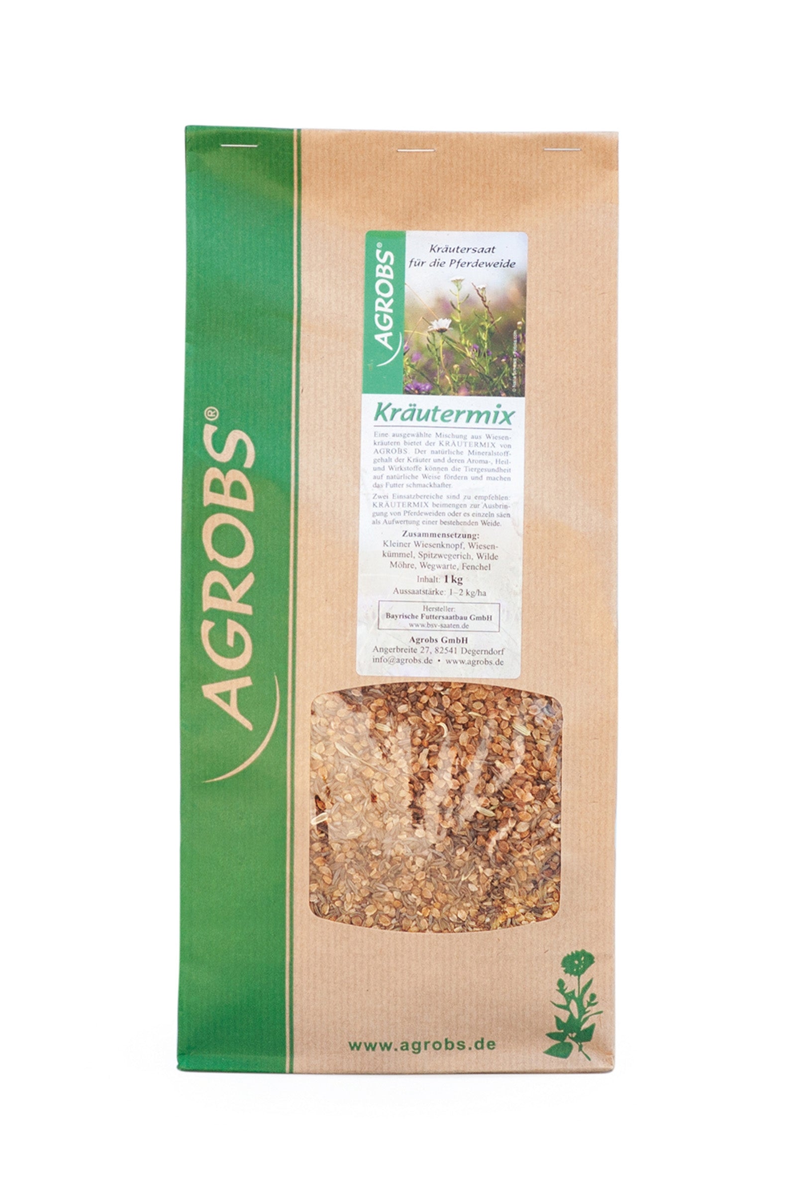 Agrobs Kräutermix Semena bylin na pastvu 1kg Horse Feed & Nutrition